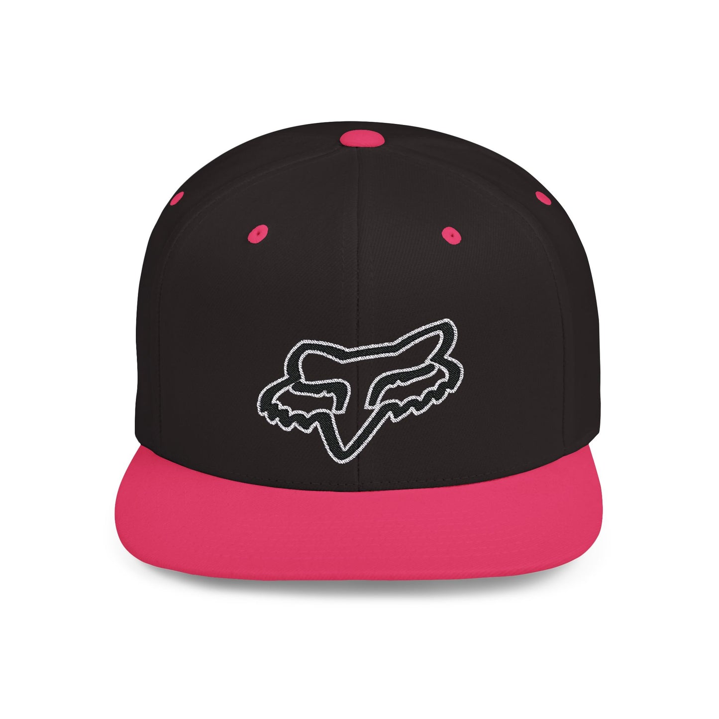 Fox Flat Bill Snapback – Lightweight, Custom Fit, Premium Quality
