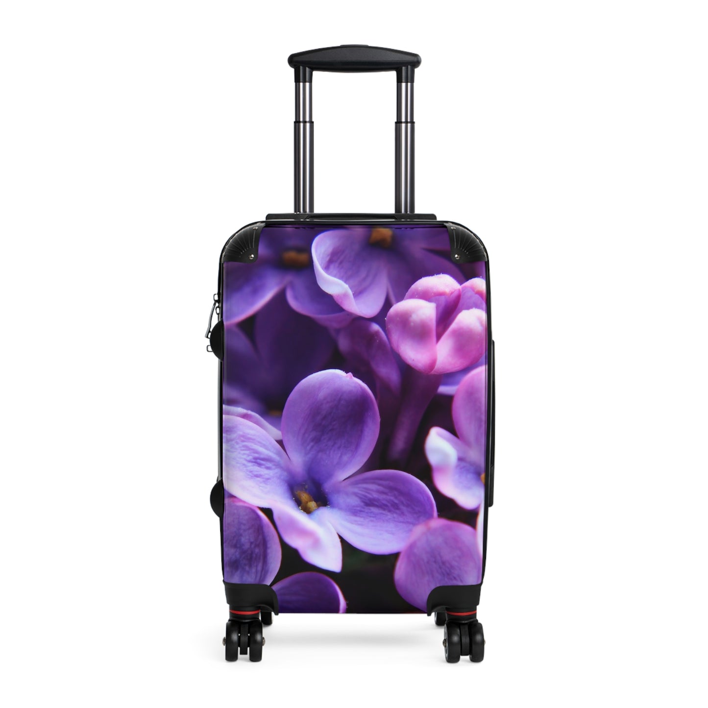Nature Flowers Floral Tiny Purple Art Carry-On Suitcase - Stylish Luggage for Travelers