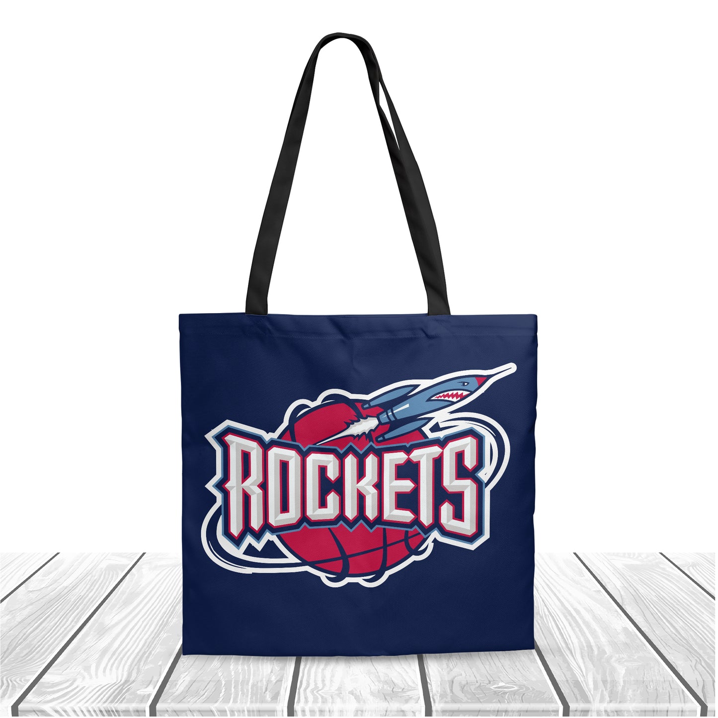NBA Houston Rockets Fans Polyester Canvas Tote Bag - Durable and Stylish