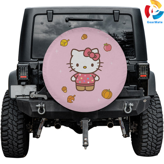 Sanrio Hello Kitty Spare Tire Cover – Premium Waterproof UV Resistant Protector