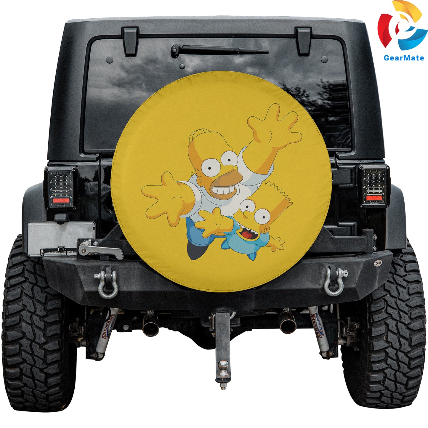 Homer Simpson Spare Tire Cover – Premium Waterproof UV Resistant Protector