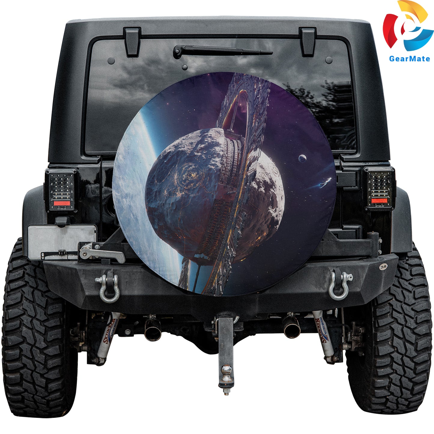 Space Planet Spare Tire Cover – Premium Waterproof UV Resistant Protector
