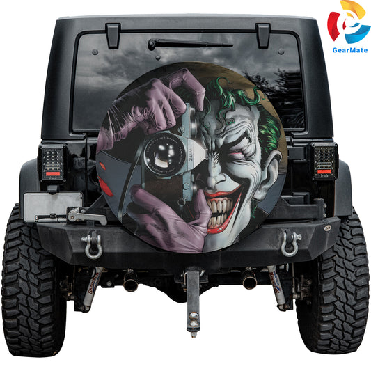 DC Joker Comics Spare Tire Cover – Premium Waterproof UV Resistant Protector