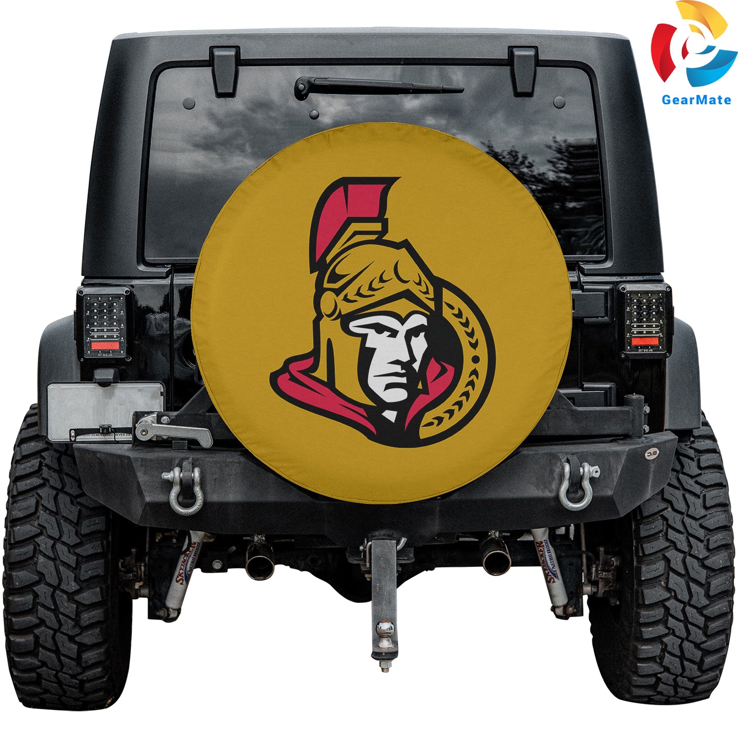 Ottawa Senators Hockey Season Spare Tire Cover – Premium Waterproof UV-Resistant Protector