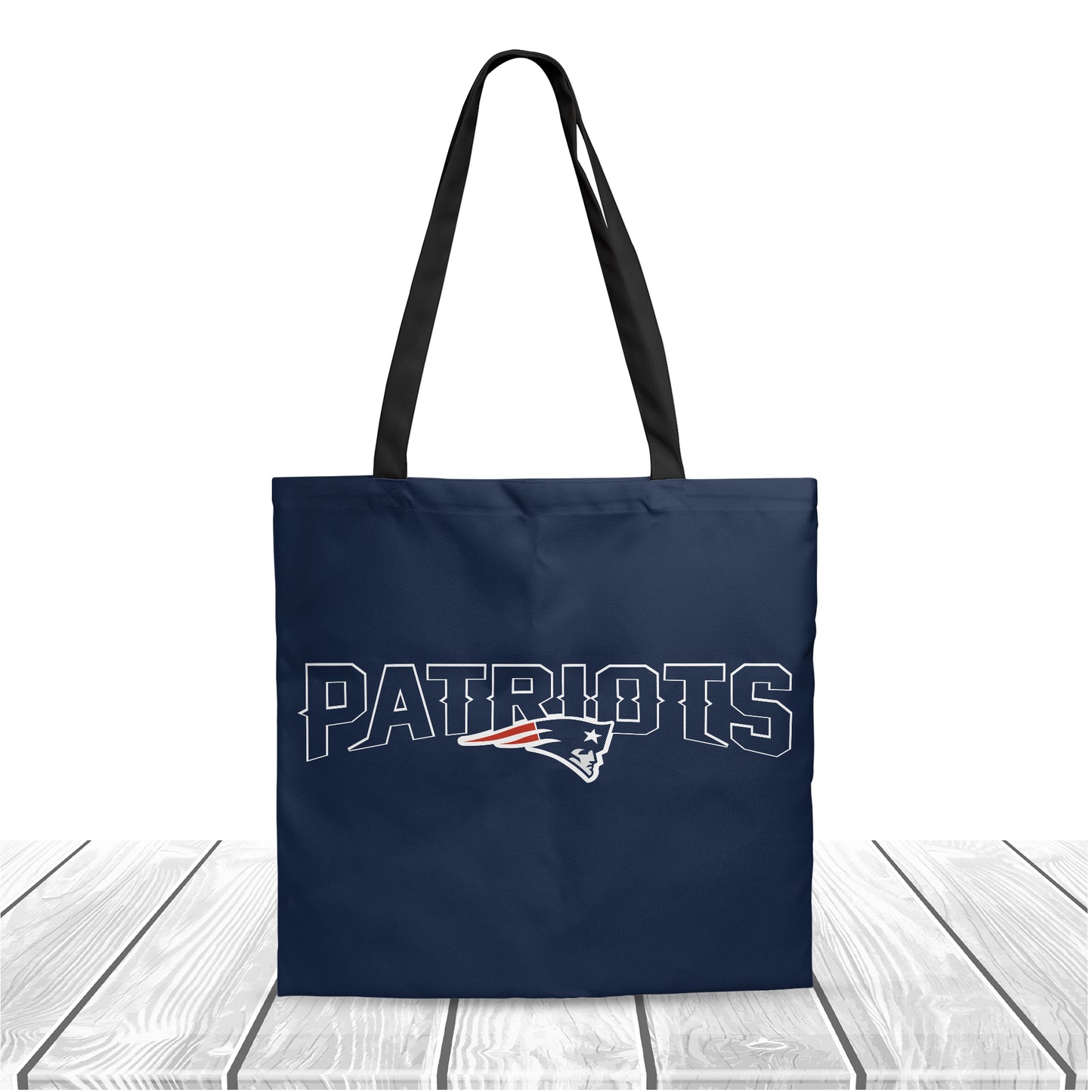 NFL New England Patriots NFL Fans Polyester Canvas Tote Bag – Durable and Stylish