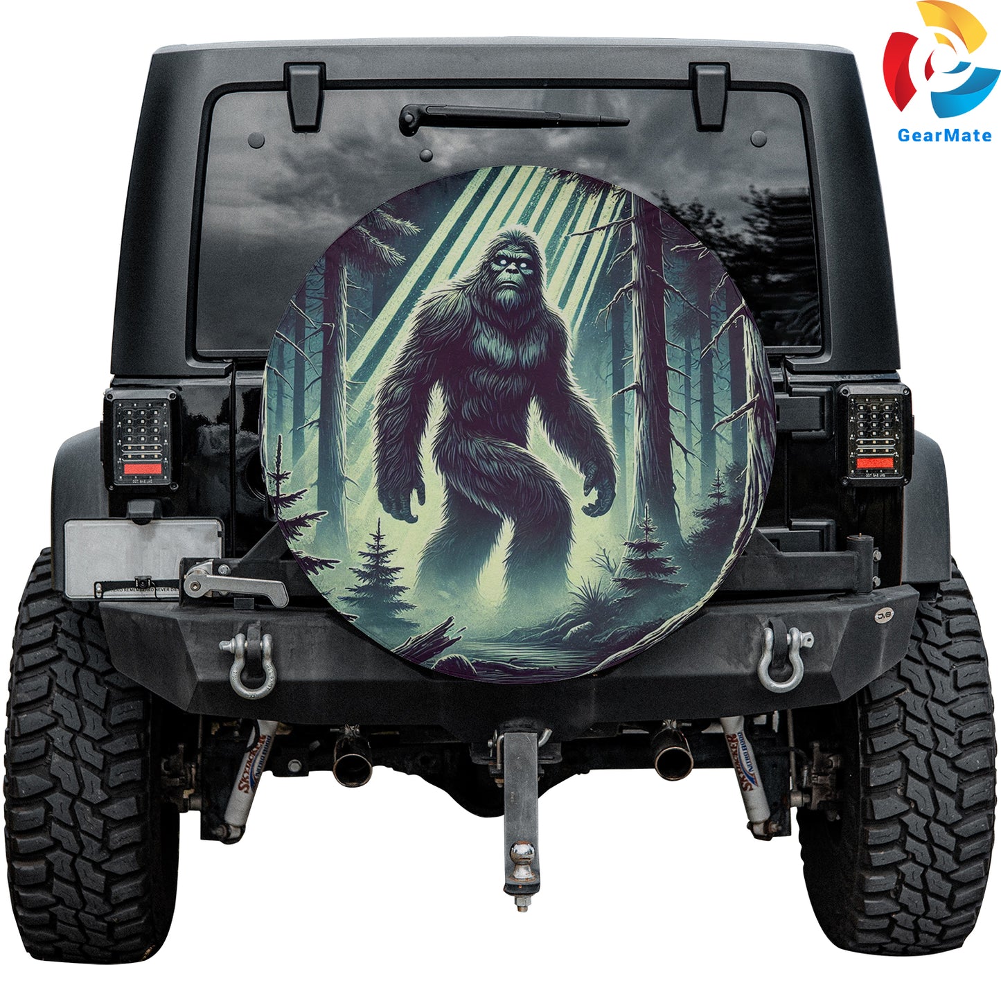 Sasquatch Bigfoot Spare Tire Cover – Premium Waterproof UV Resistant Protector
