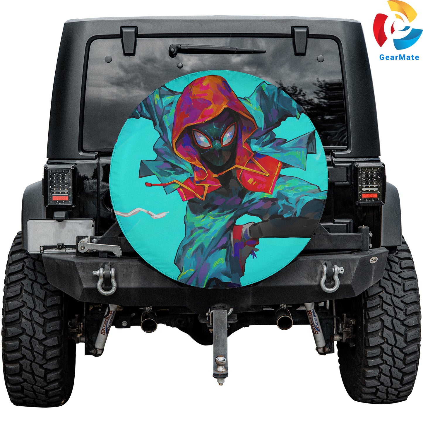 Miles Morales Spare Tire Cover – Premium Waterproof UV Resistant Protector