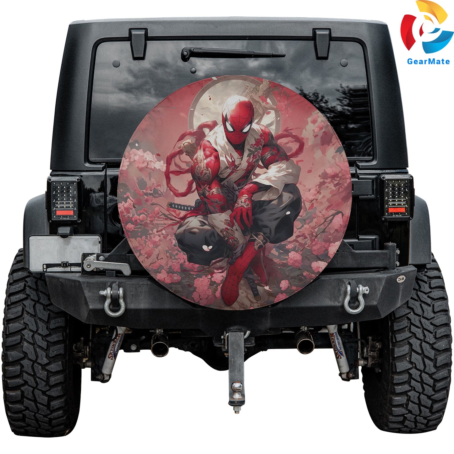 Marvel Spiderman Superheroes Spare Tire Cover – Premium Waterproof UV Resistant Protector