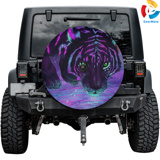 Purple Tiger Spare Tire Cover – Premium Waterproof UV Resistant Protector