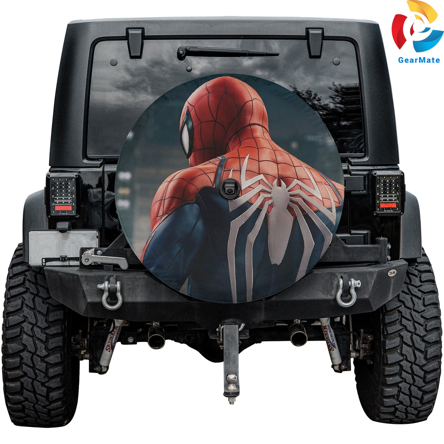 Spiderman Marvel Heroes Spare Tire Cover – Premium Waterproof UV Resistant Protector
