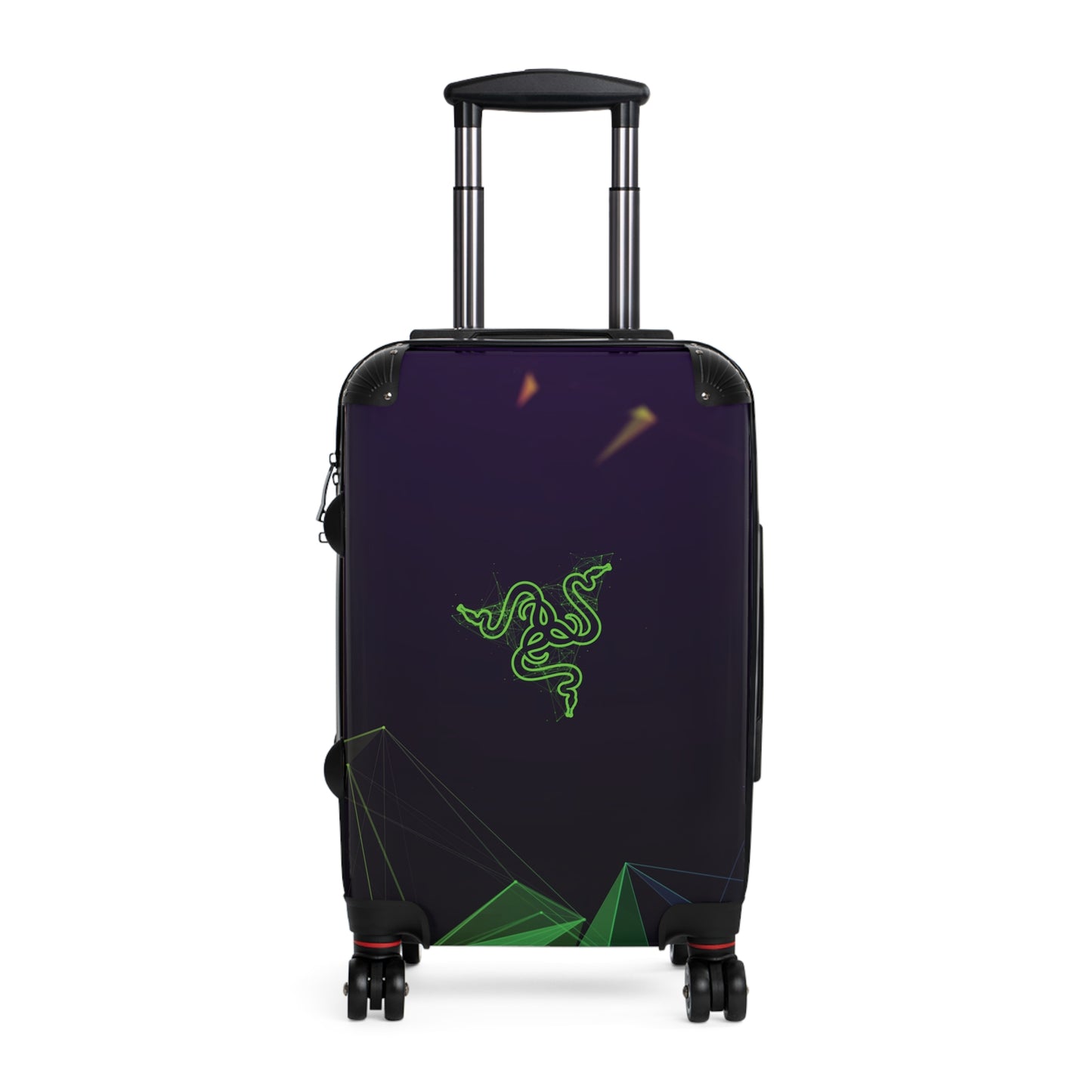 Abstract Razer Logo Art Carry-On Suitcase - Stylish Luggage for Travelers