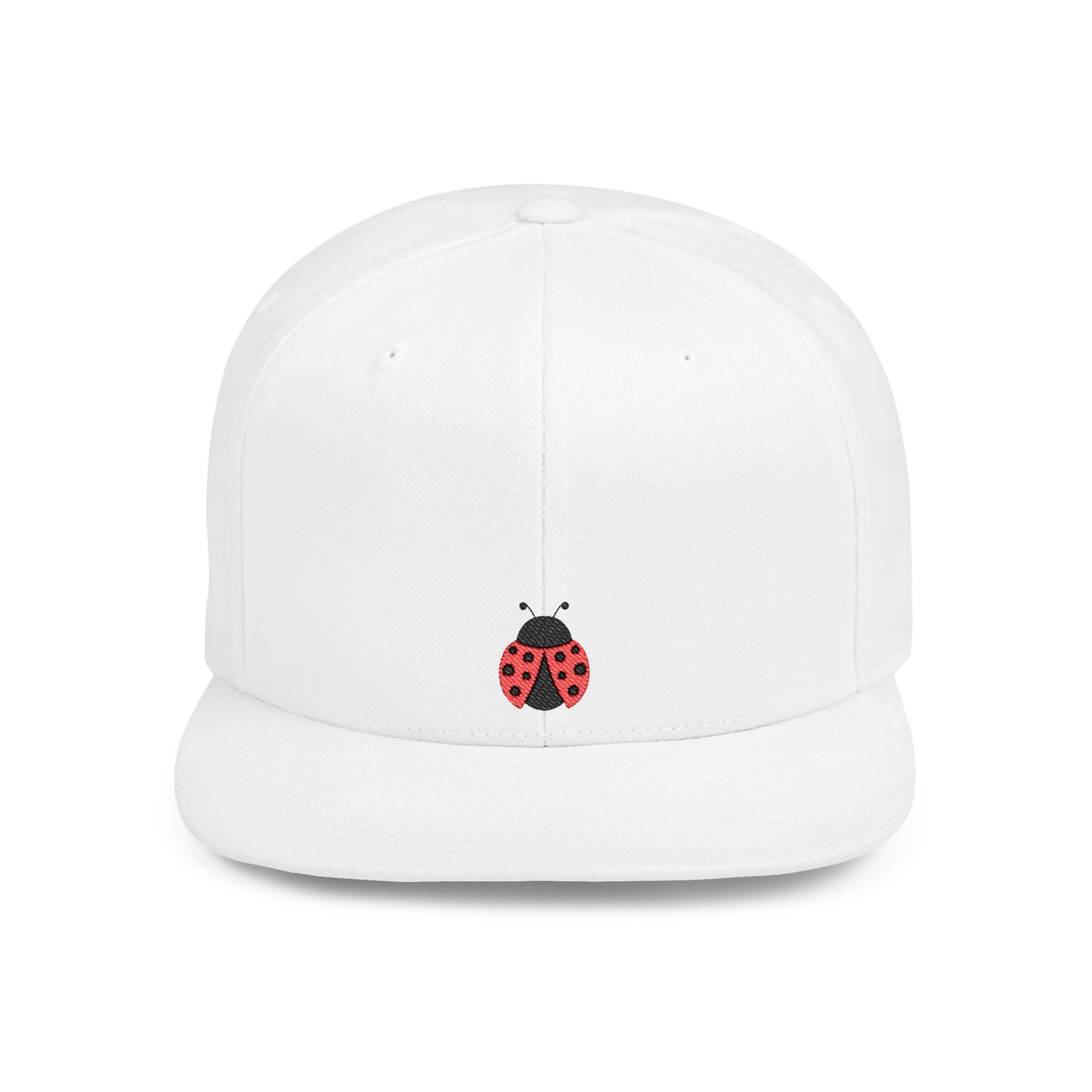 Icons Embroidered Lady Bird Flat Bill Snapback – Lightweight, Custom Fit, Premium Quality