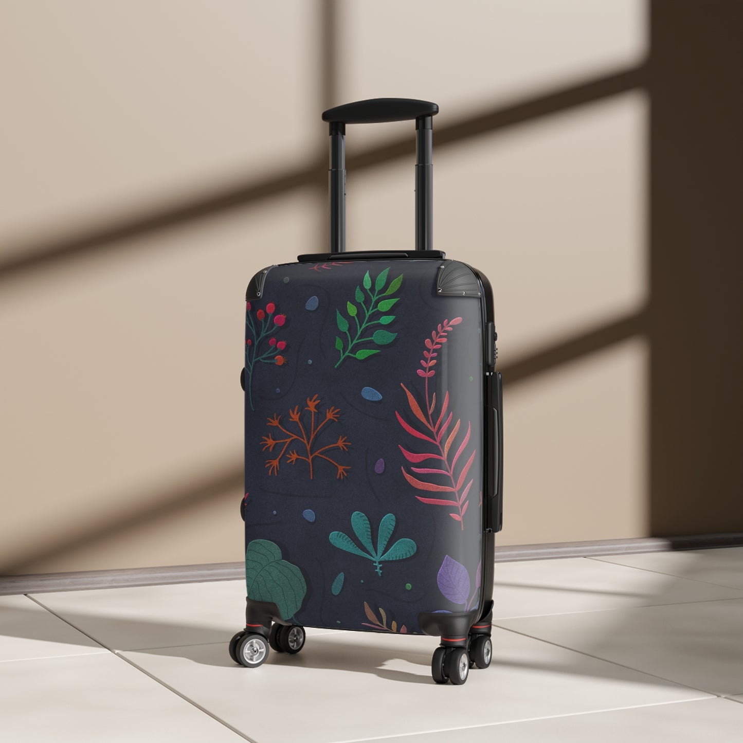 Nature Flowers Floral Botanical Art Carry-On Suitcase - Stylish Luggage for Travelers