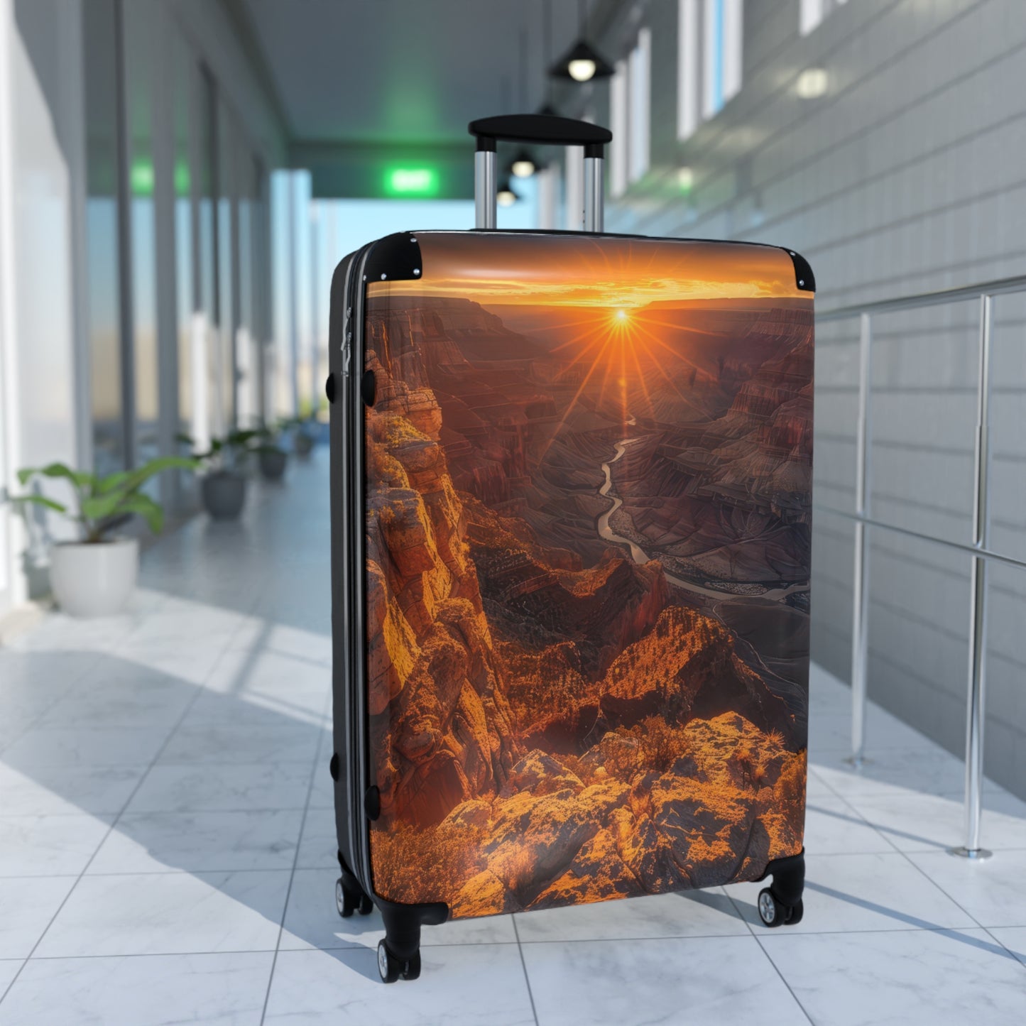 Nature Sunset Stunning Art Carry-On Suitcase - Stylish Luggage for Travelers