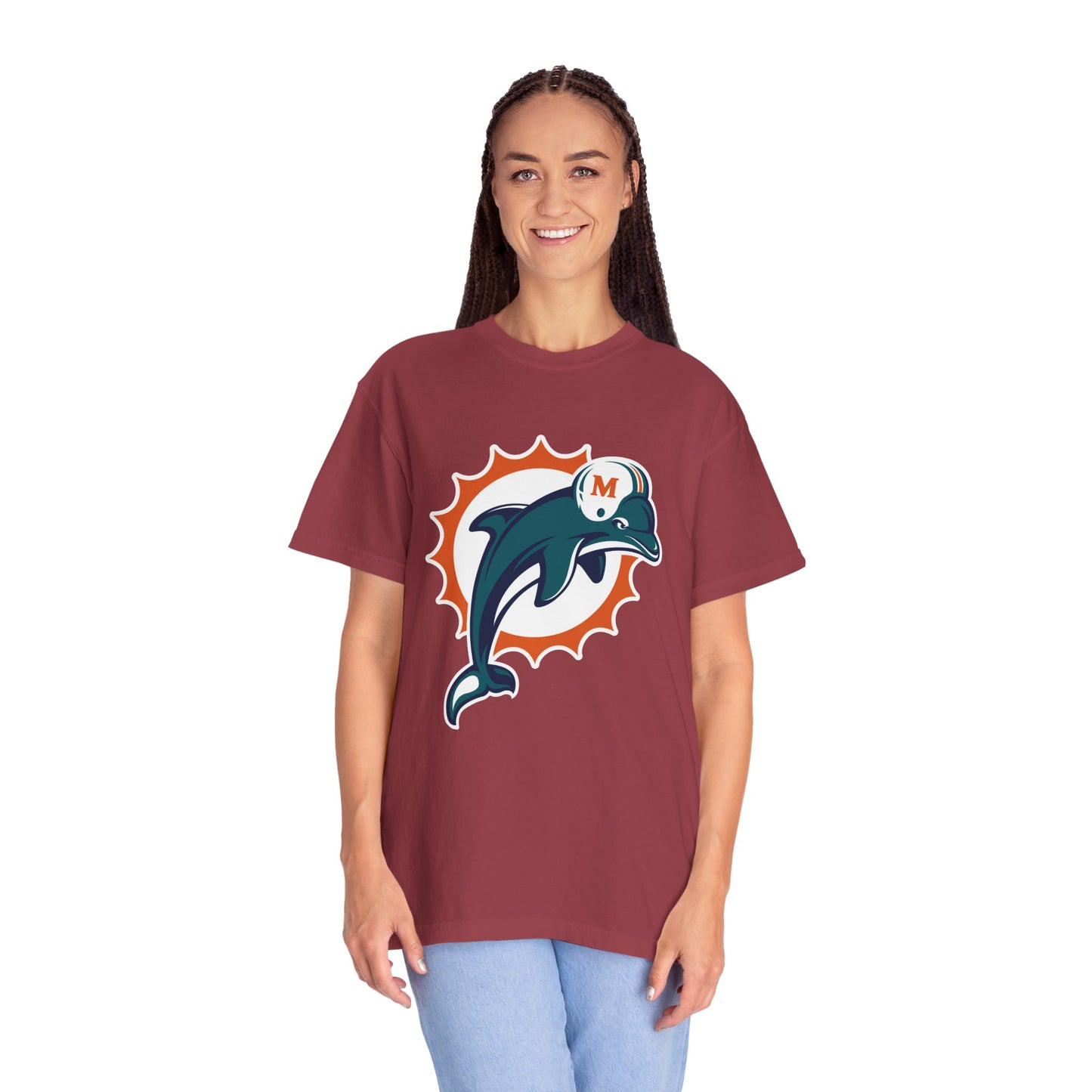 Miami Dolphins Gear Garment-Dyed T-Shirt – Premium Cotton Tee for Customization