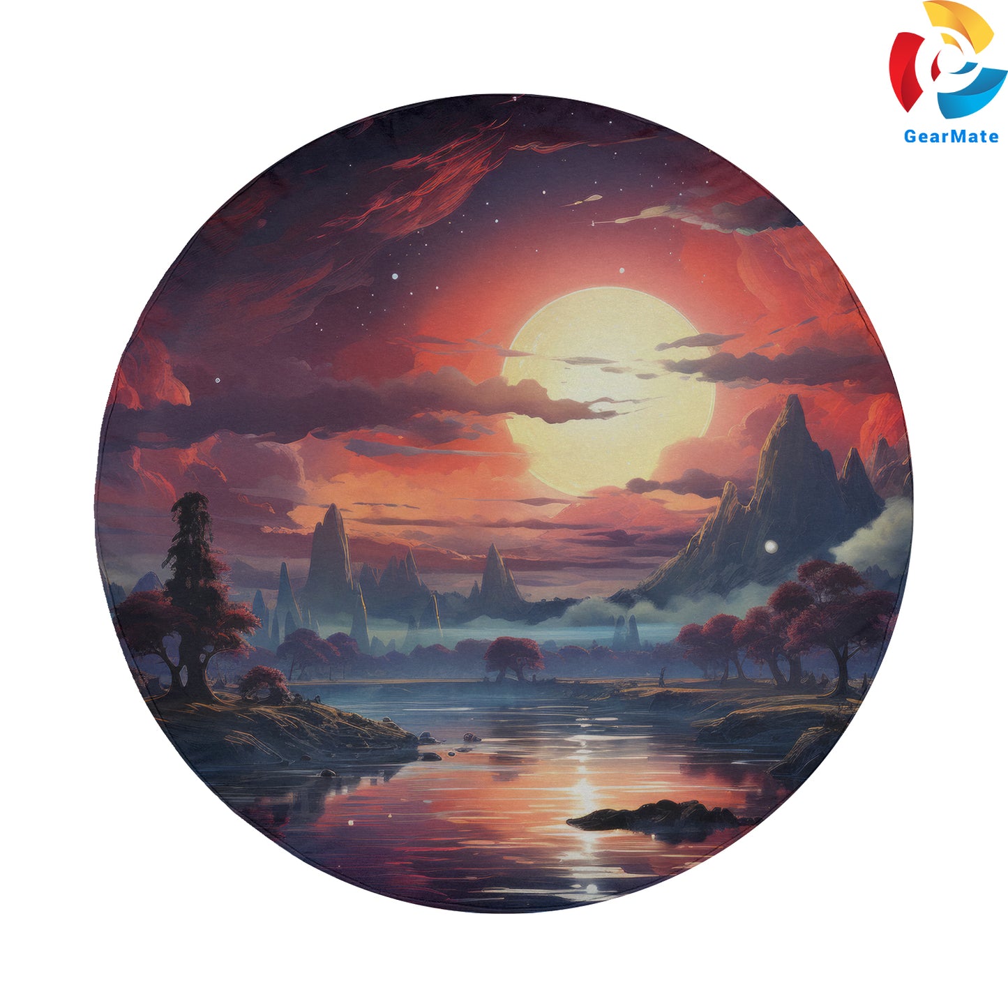 Nature Sunset Scenery Spare Tire Cover – Premium Waterproof UV Resistant Protector