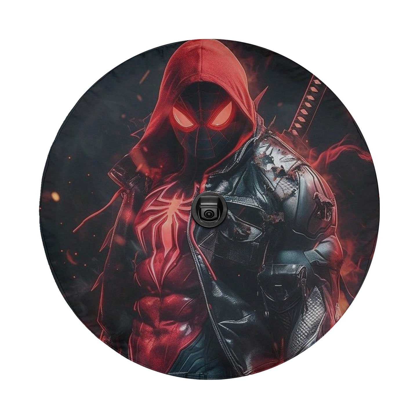 Deadpool Spider Man Spare Tire Cover – Premium Waterproof UV Resistant Protector