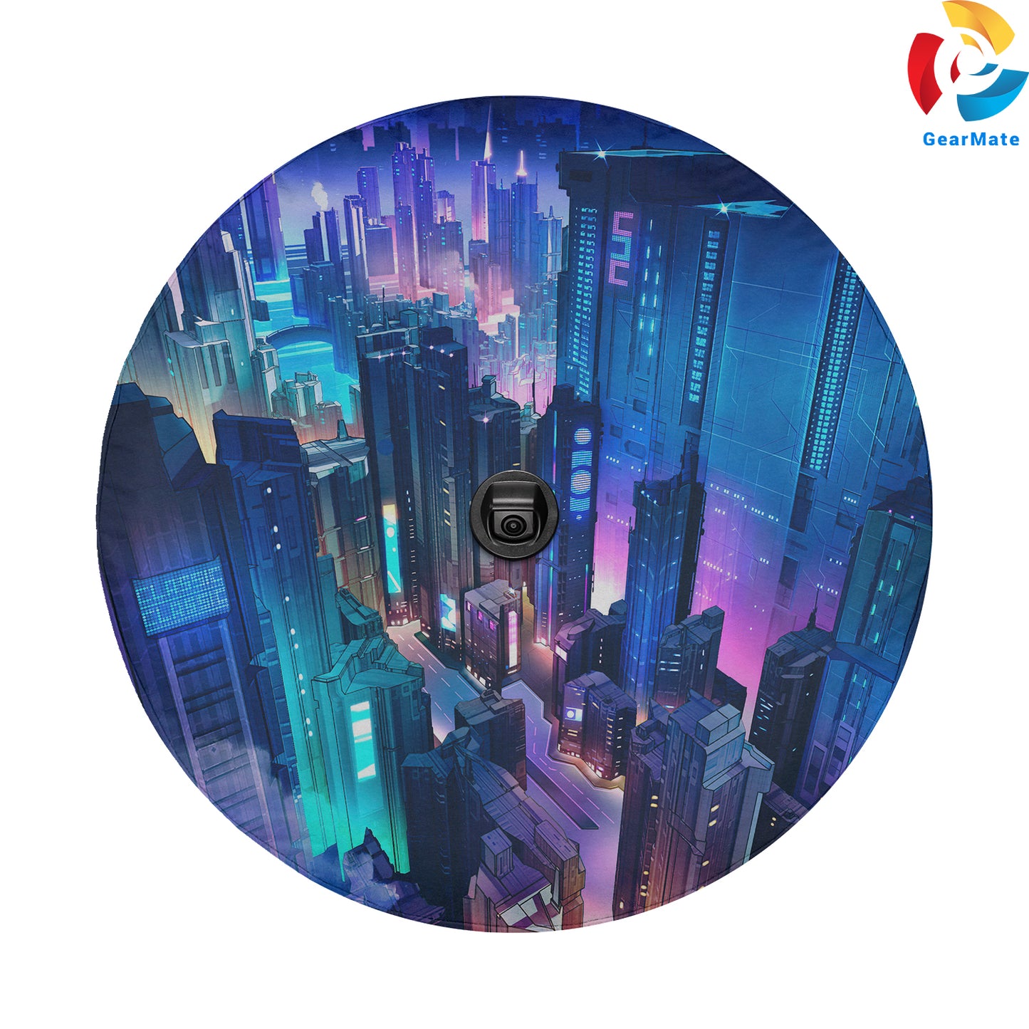 Neon City Spare Tire Cover – Premium Waterproof UV Resistant Protector