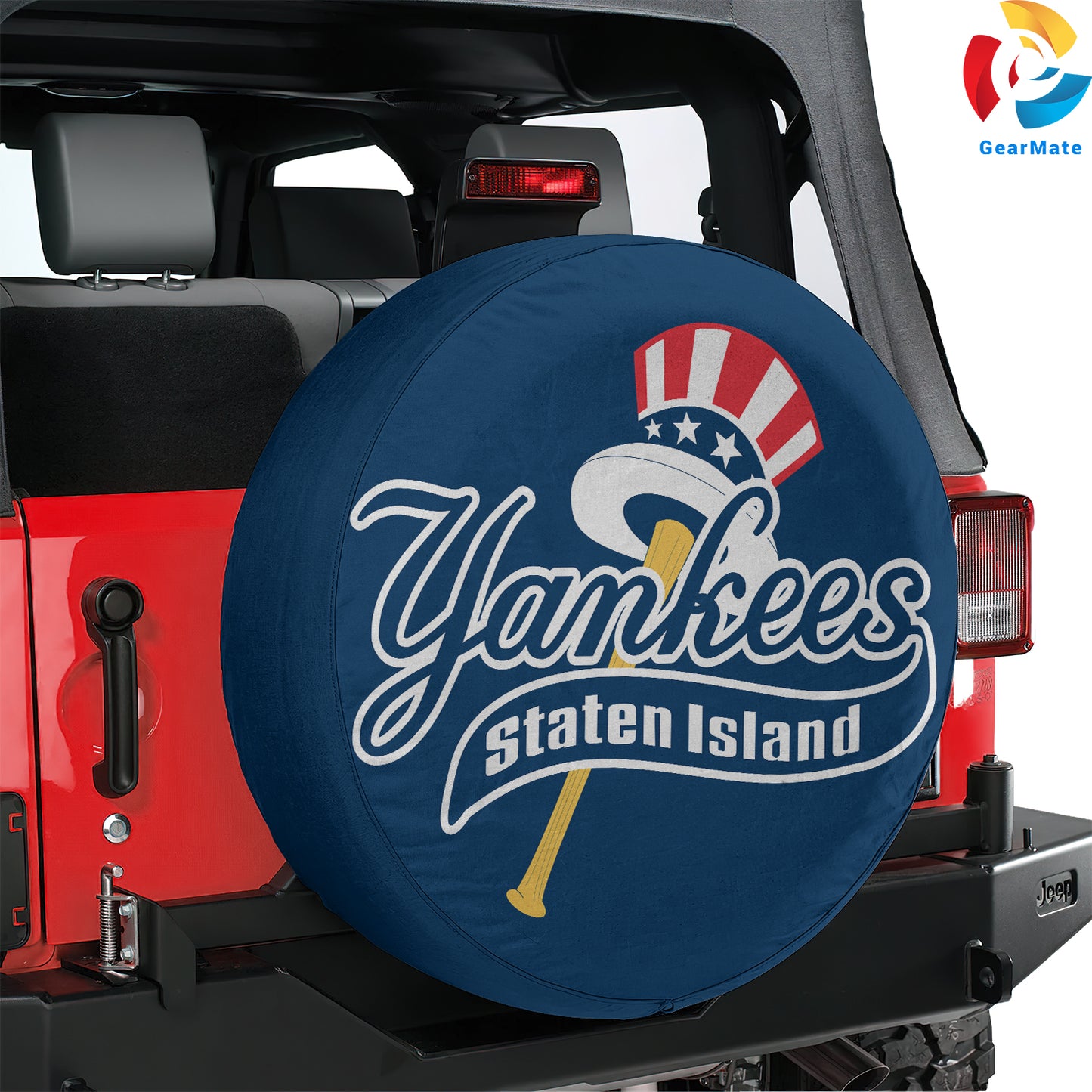 New York Yankees MLB Home Run Spare Tire Cover – Premium Waterproof UV-Resistant Protector