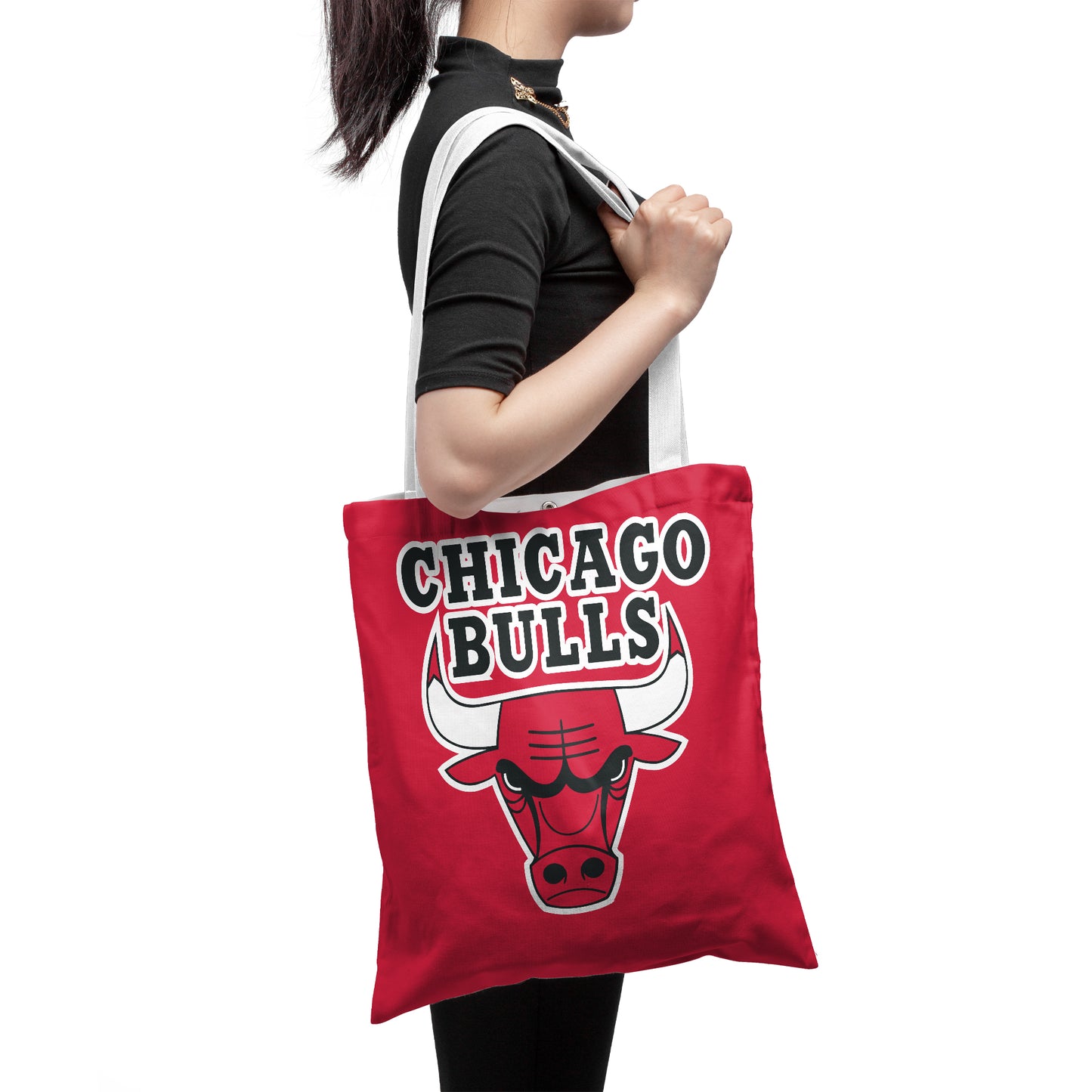 NBA Chicago Bulls Finals Fever Polyester Canvas Tote Bag - Durable and Stylish
