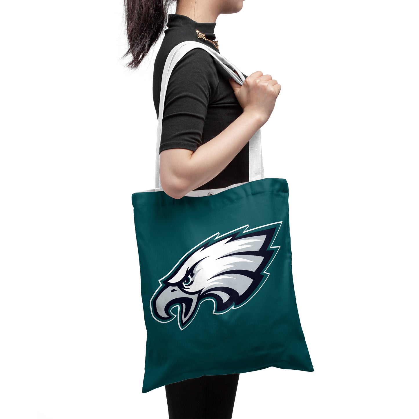 NFL Philadelphia Eagles Fans Polyester Canvas Tote Bag – Durable and Stylish