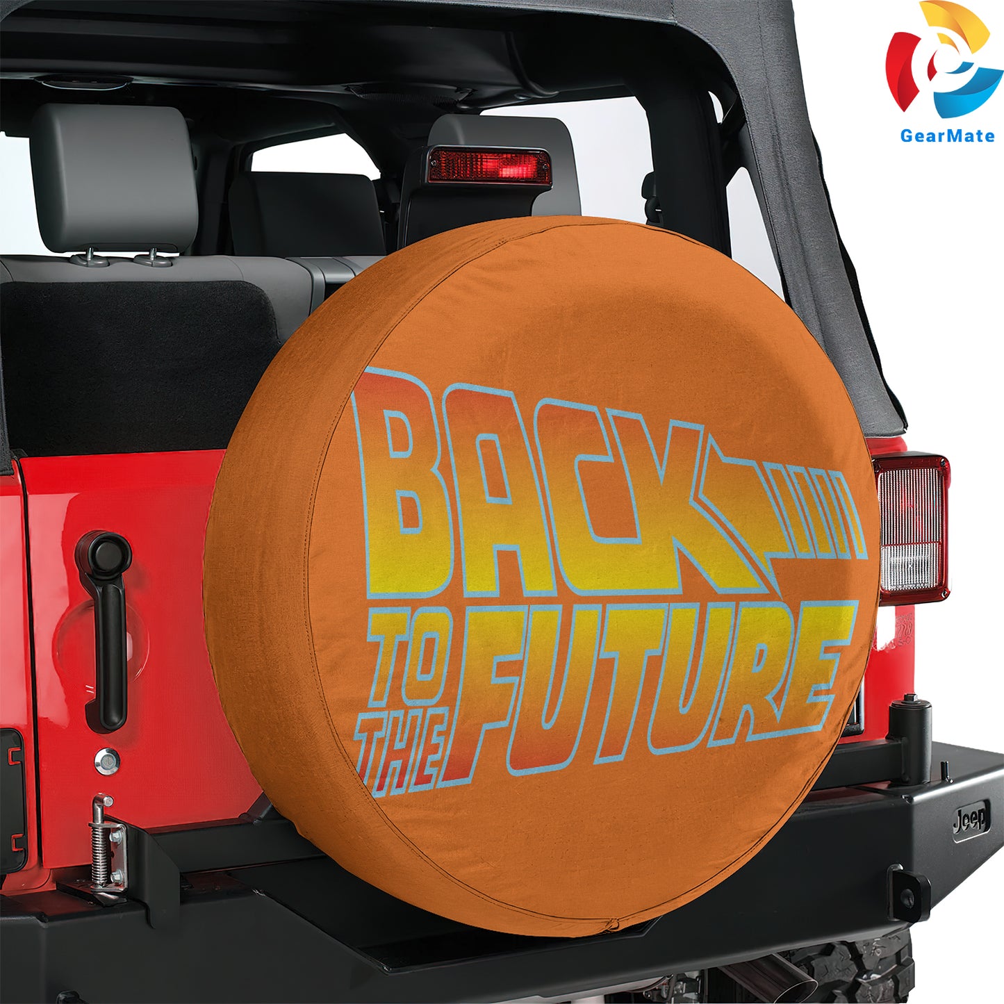 Back To The Future Spare Tire Cover – Premium Waterproof UV Resistant Protector