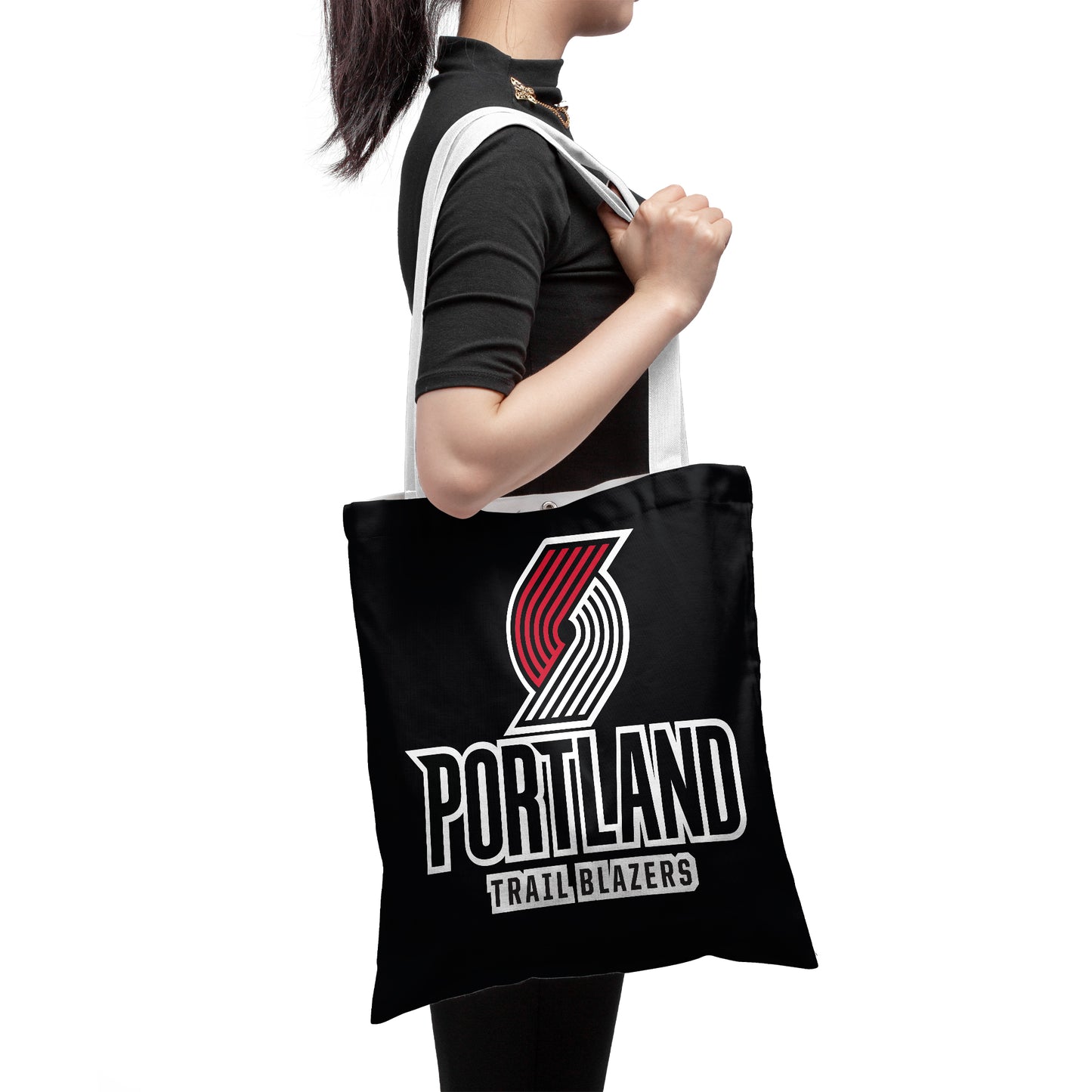 NBA Portland Trail Blazers Fans Polyester Canvas Tote Bag – Durable and Stylish
