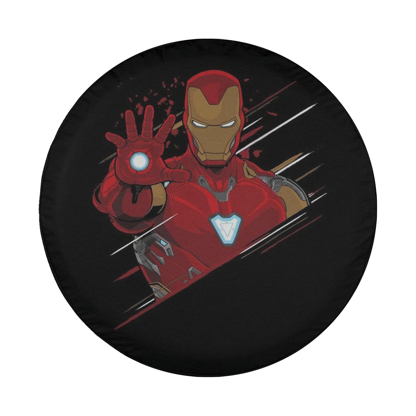 Marvel Iron Man Heroes Spare Tire Cover – Premium Waterproof UV Resistant Protector
