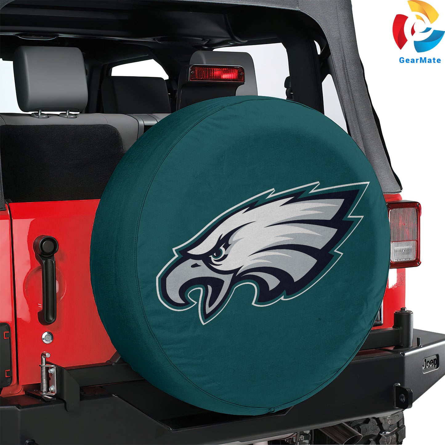Philadelphia Eagles NFL Spare Tire Cover – Premium Waterproof UV-Resistant Protector