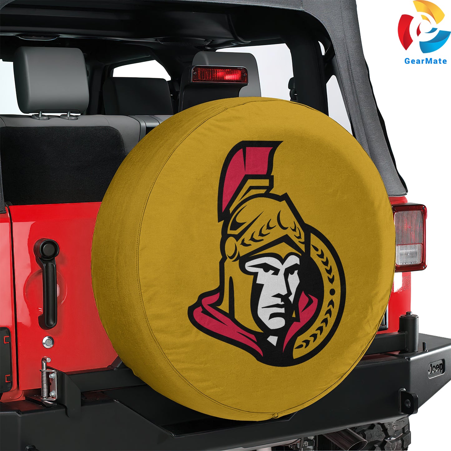 Ottawa Senators Hockey Season Spare Tire Cover – Premium Waterproof UV-Resistant Protector