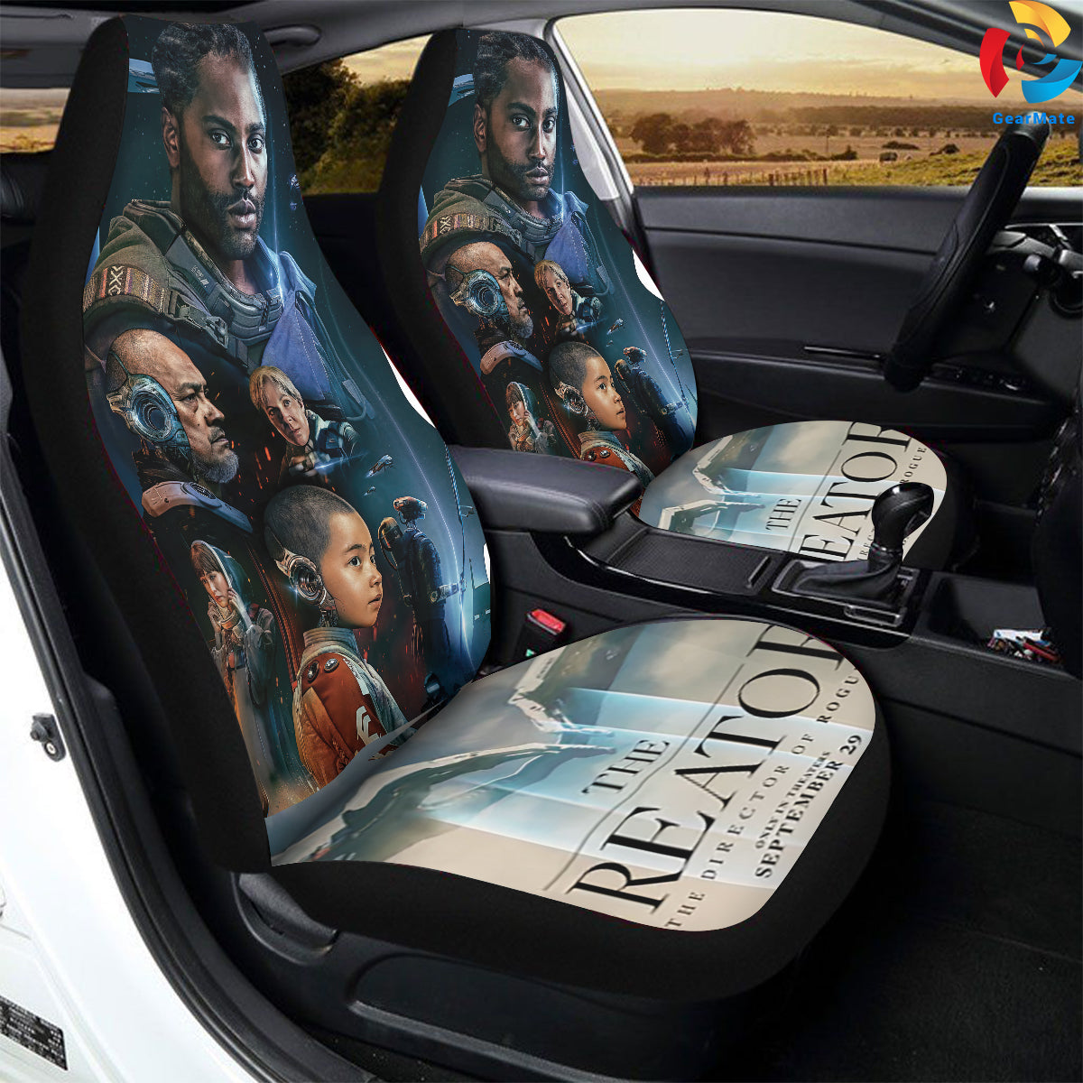 The Creator Car Seat Covers – High Quality Graphic and Polar Fleece Protector Set