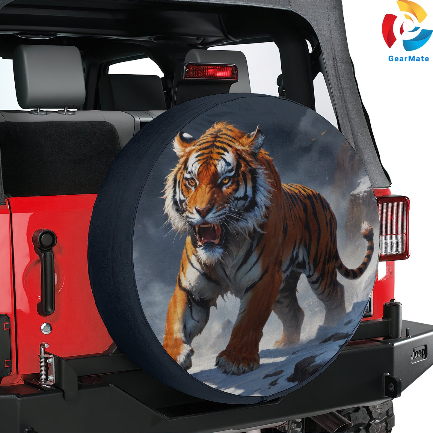 Animals Spare Tire Cover – Premium Waterproof UV Resistant Protector