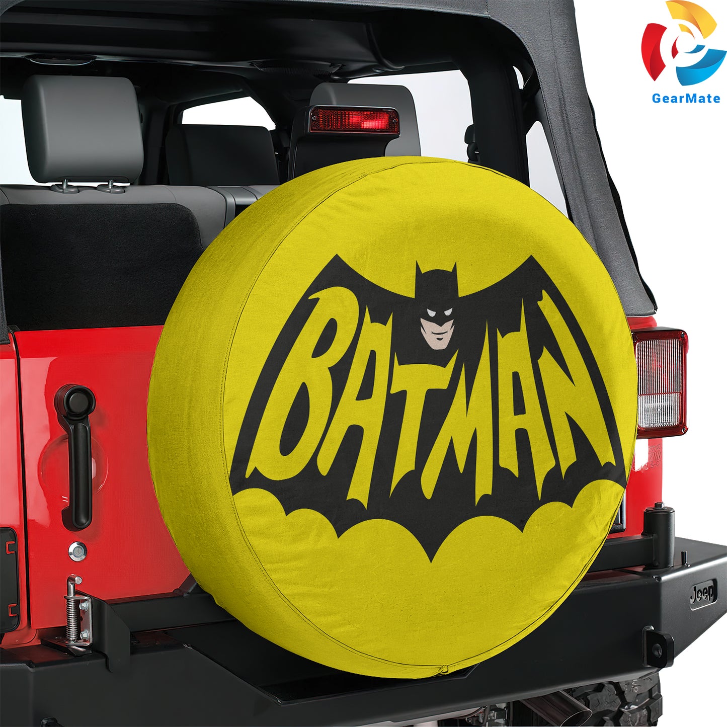 Batman DC Logo Spare Tire Cover – Premium Waterproof UV Resistant Protector