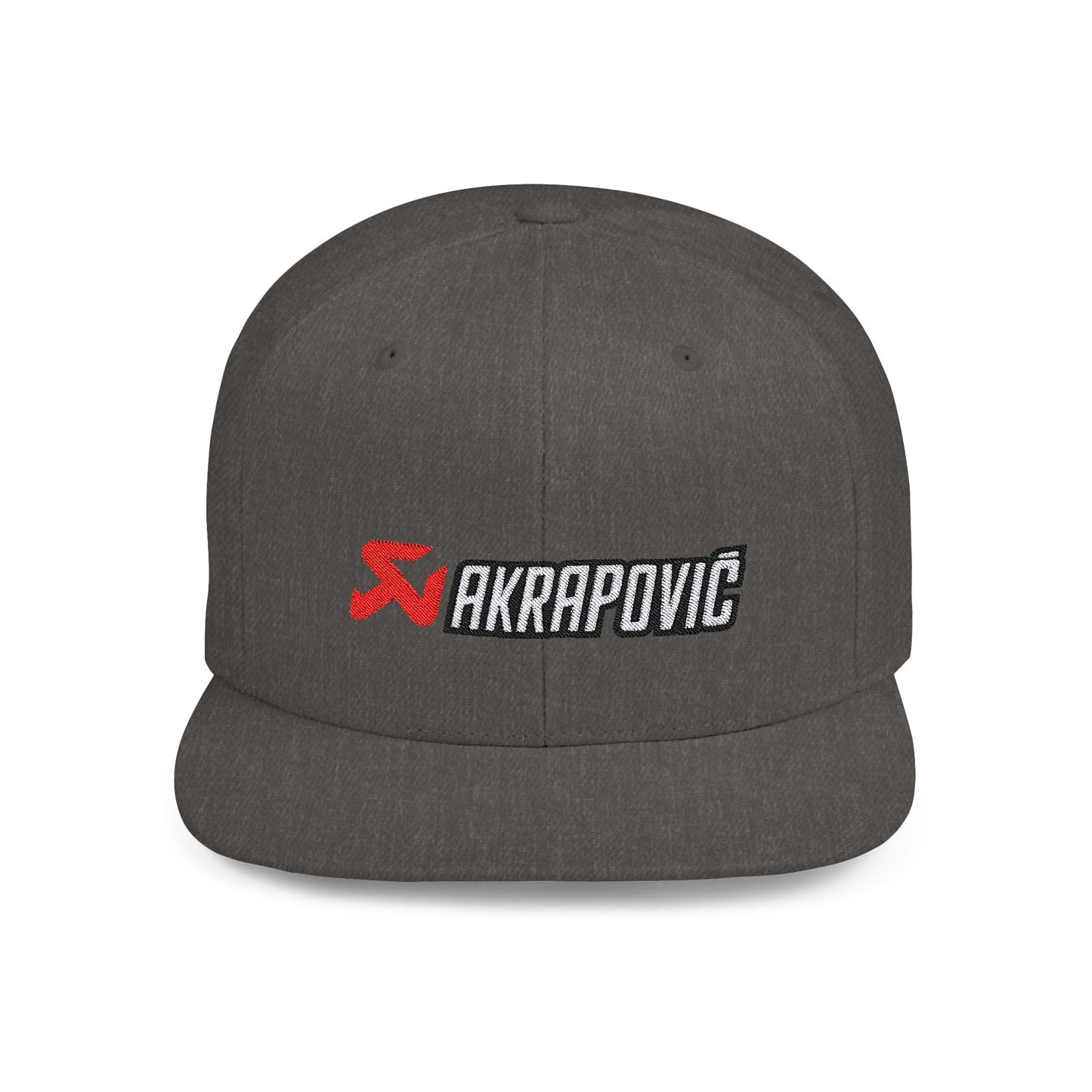 Akrapovič Flat Bill Snapback – Lightweight, Custom Fit, Premium Quality