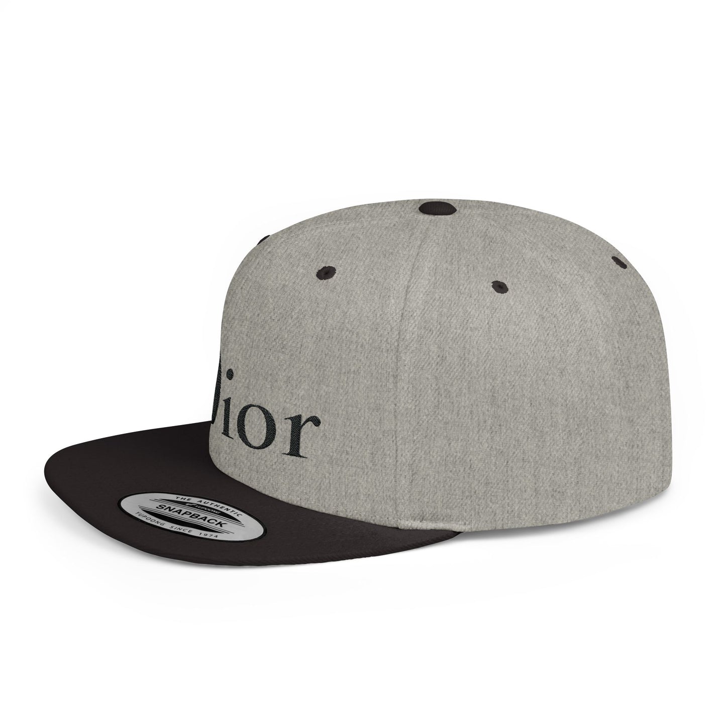 Dior Flat Bill Snapback – Lightweight, Custom Fit, Premium Quality