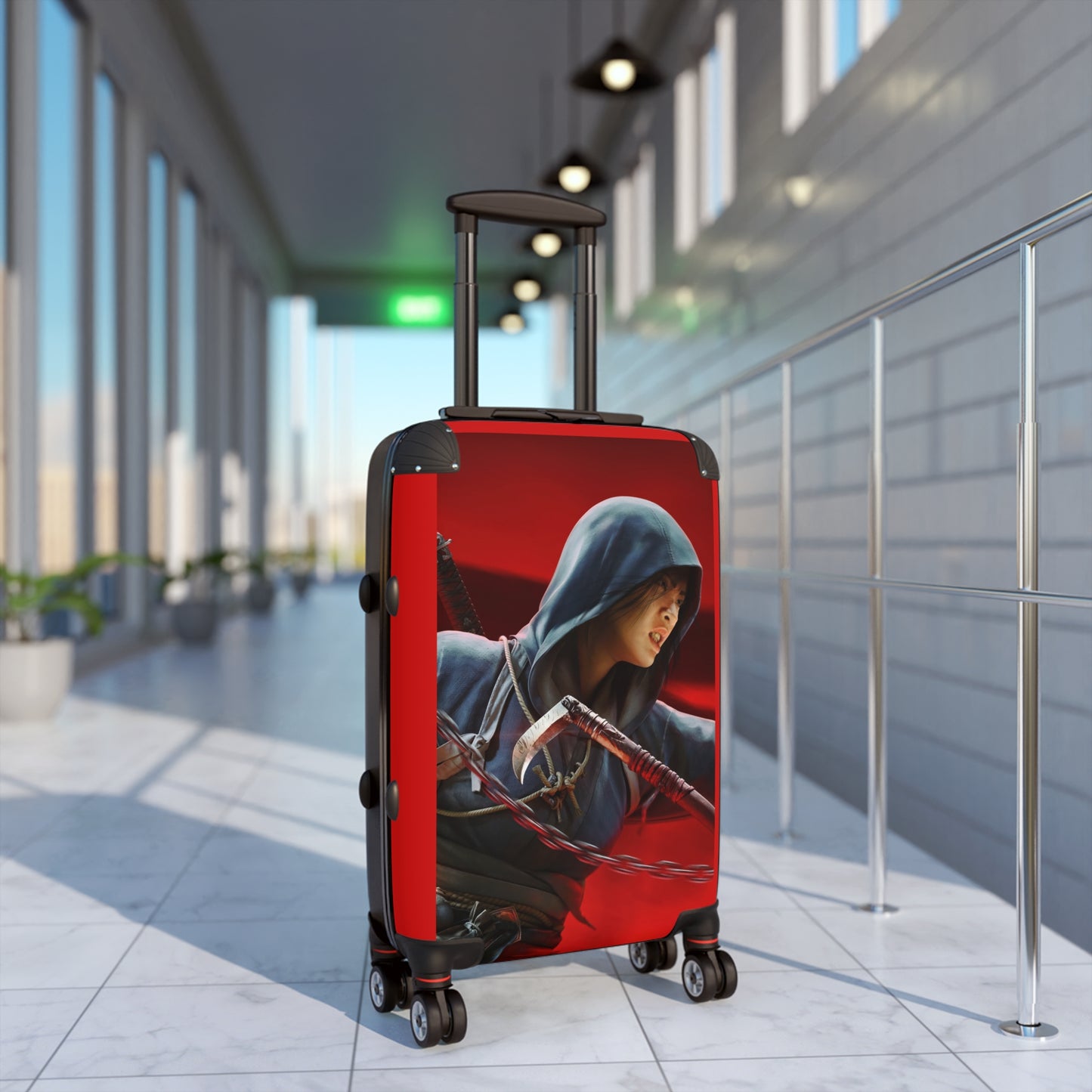 Video Games Assassins's Creed Naoe Carry-On Suitcase - Stylish Luggage for Travelers