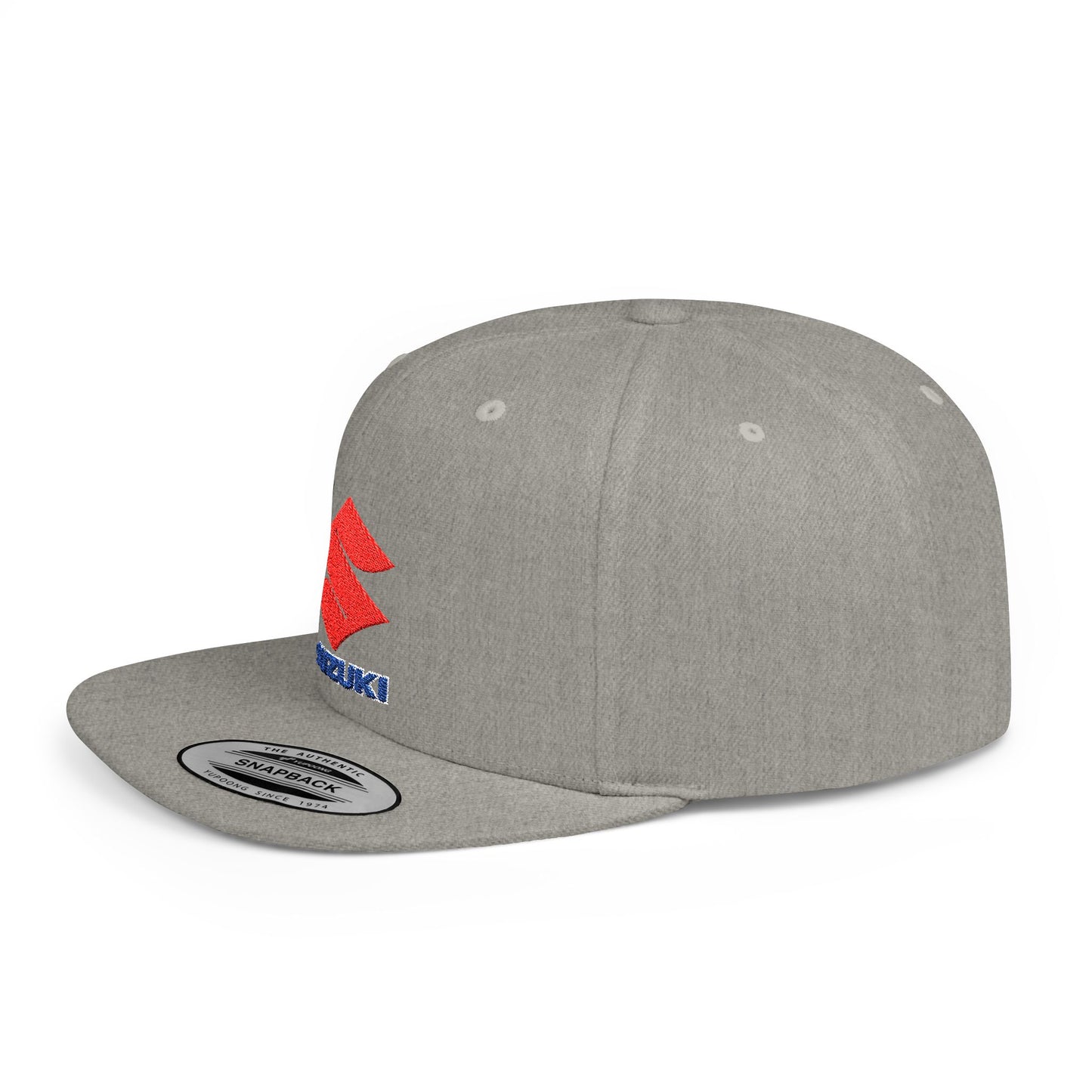 Suzuki Flat Bill Snapback – Lightweight, Custom Fit, Premium Quality