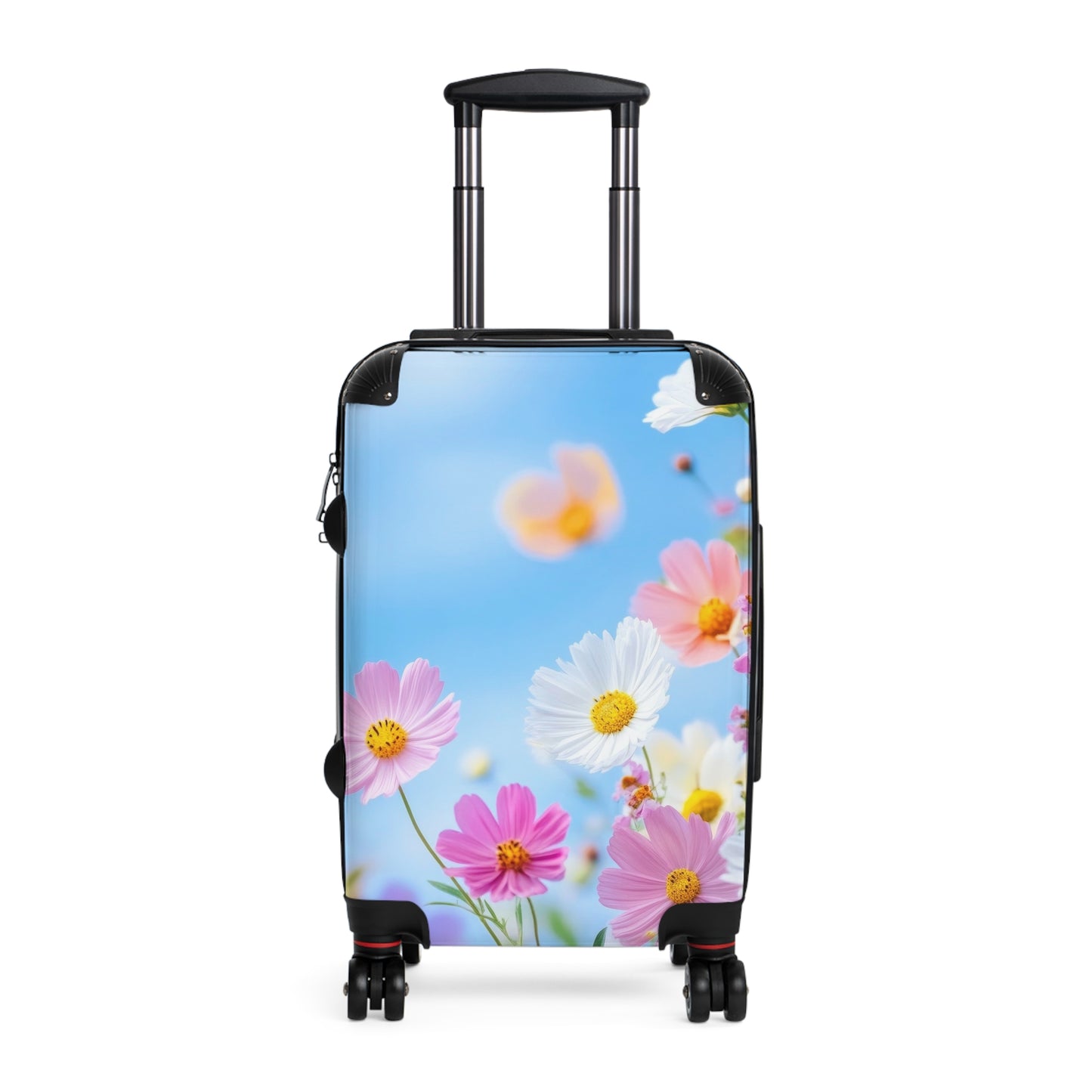Nature Flowers Floral Vibrant Wild Flowers Art Carry-On Suitcase - Stylish Luggage for Travelers