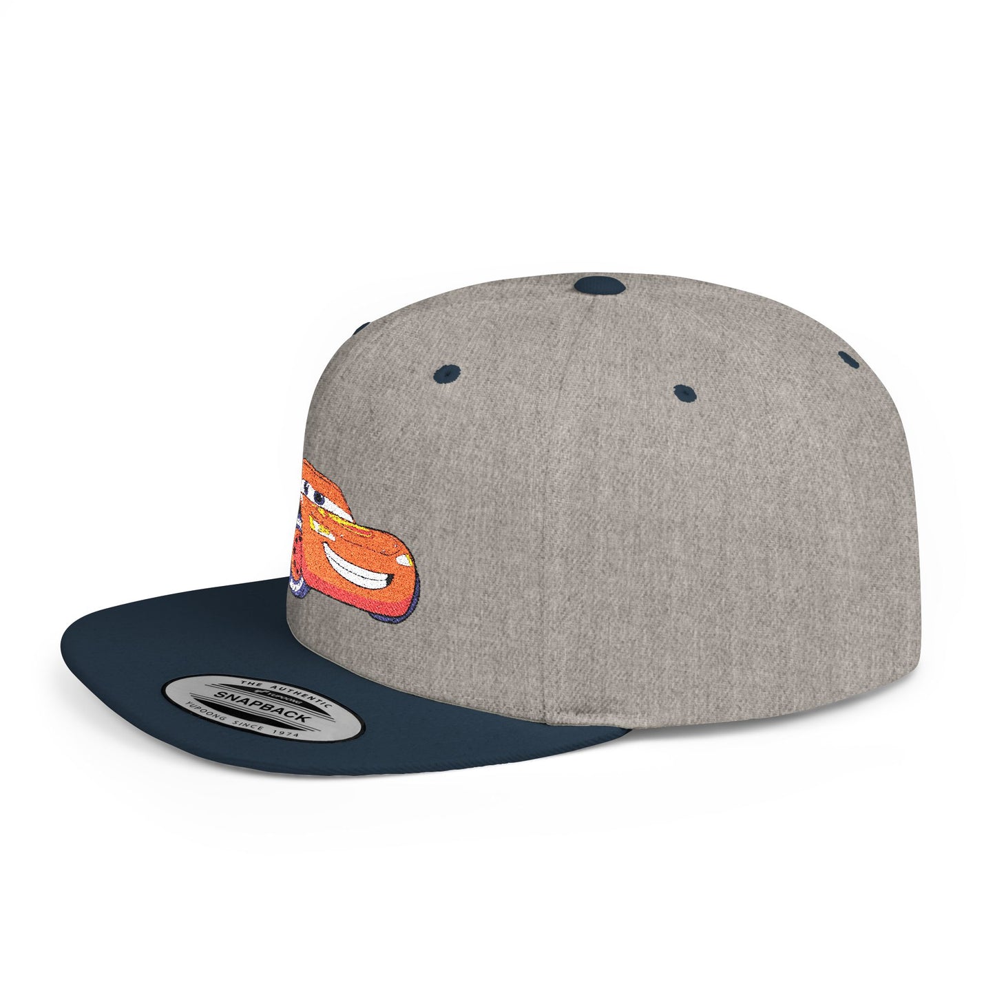 Lightning McQueen Cars Disney Flat Bill Snapback – Lightweight, Custom Fit, Premium Quality