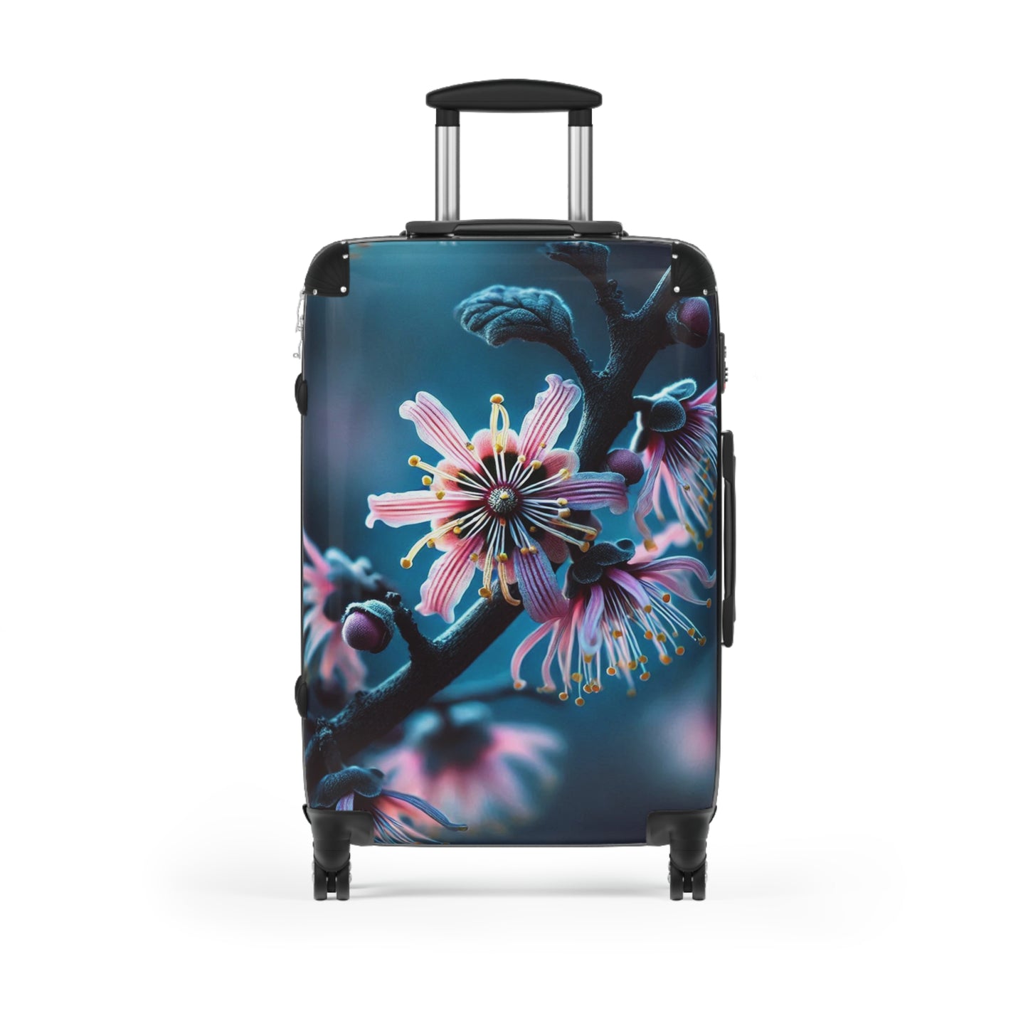 Nature Flowers Floral Beautiful Purple Art Carry-On Suitcase - Stylish Luggage for Travelers
