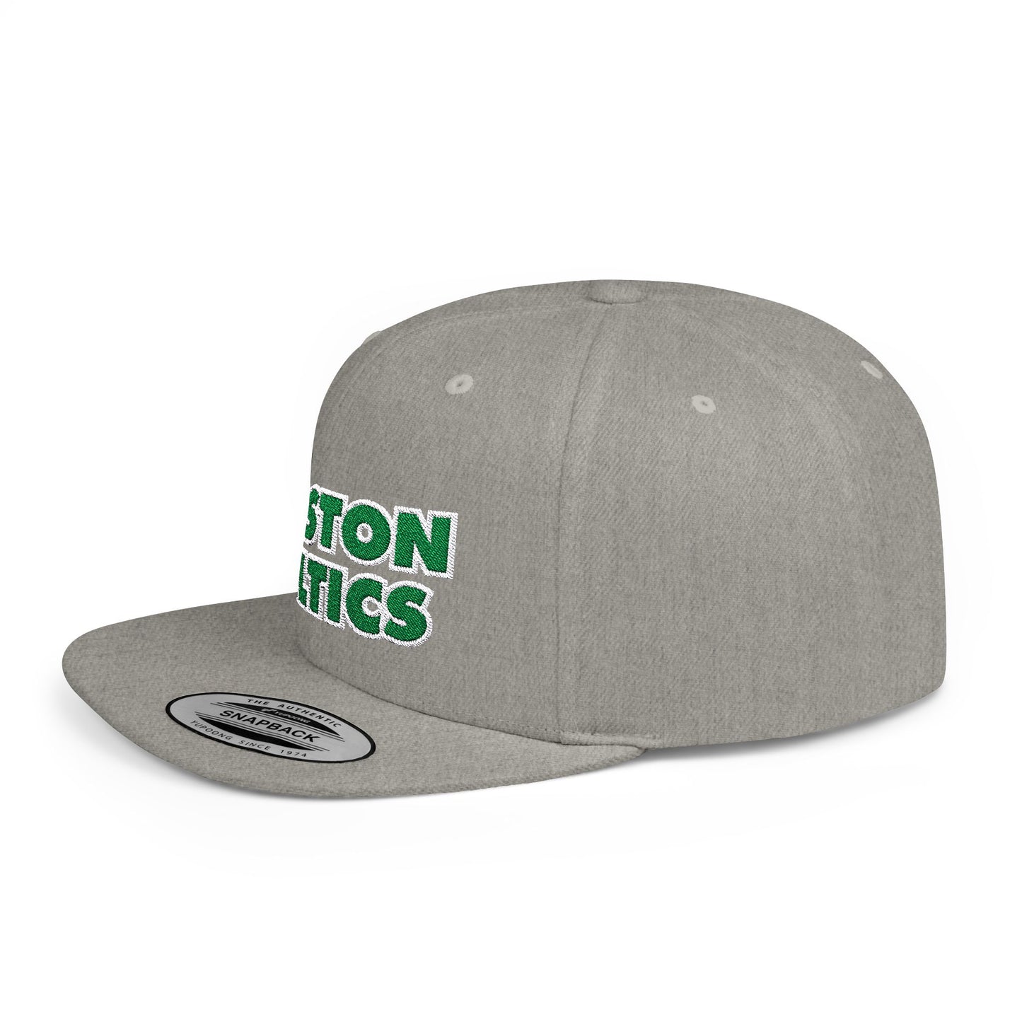 Boston Celtics Boston Basketball Flat Bill Snapback – Lightweight, Custom Fit, Premium Quality