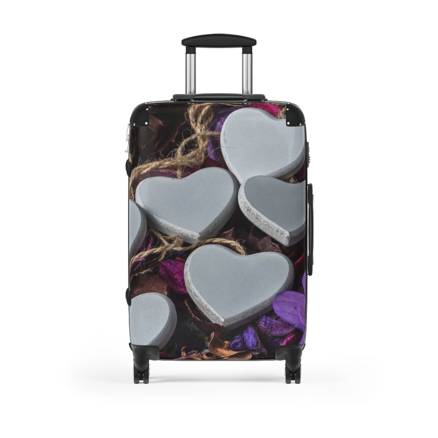 Love Heart Decor Art Carry-On Suitcase - Stylish Luggage for Travelers