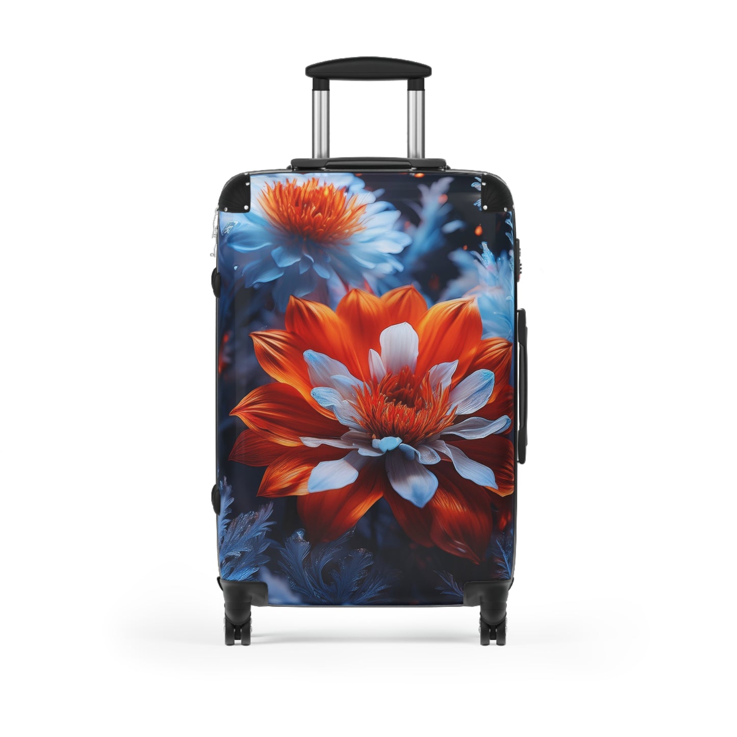 Nature Flowers Floral Orange Blooms Art Carry-On Suitcase - Stylish Luggage for Travelers