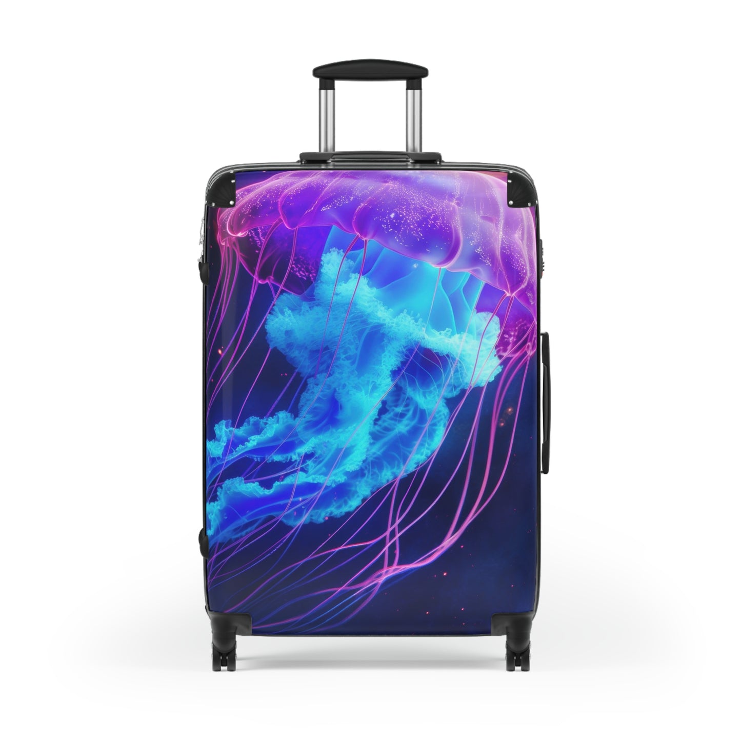 Space Jellyfish Art Carry-On Suitcase - Stylish Luggage for Travelers