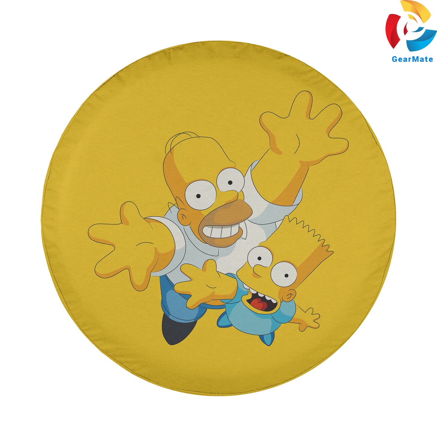 Homer Simpson Spare Tire Cover – Premium Waterproof UV Resistant Protector