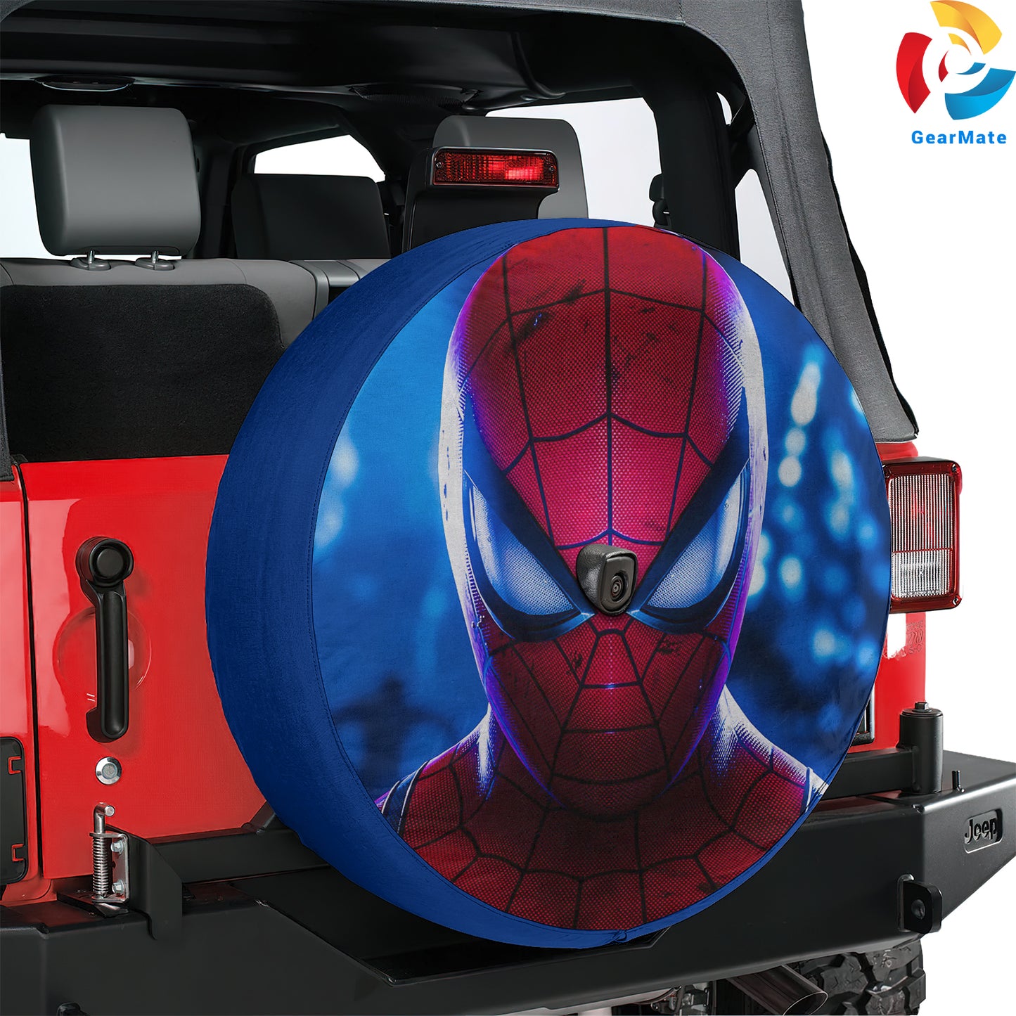 Spiderman Marvel Spare Tire Cover – Premium Waterproof UV Resistant Protector