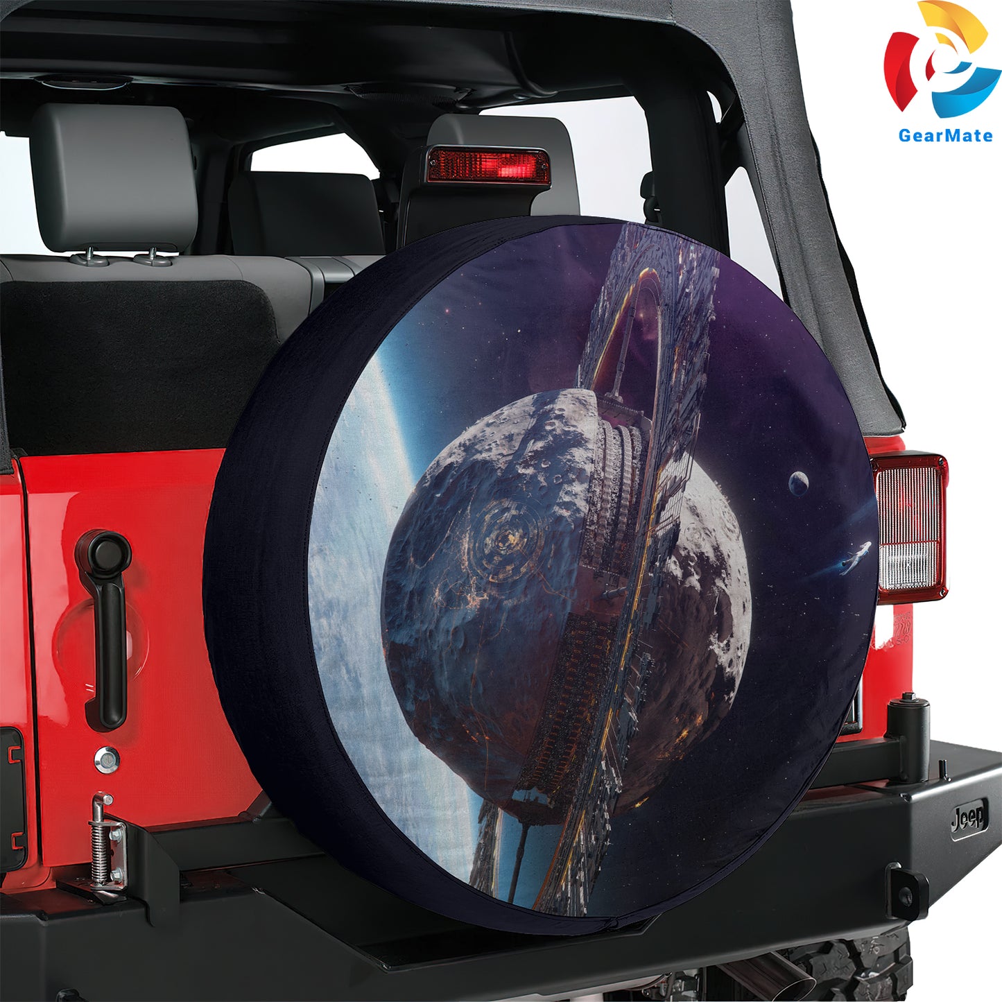Space Planet Spare Tire Cover – Premium Waterproof UV Resistant Protector