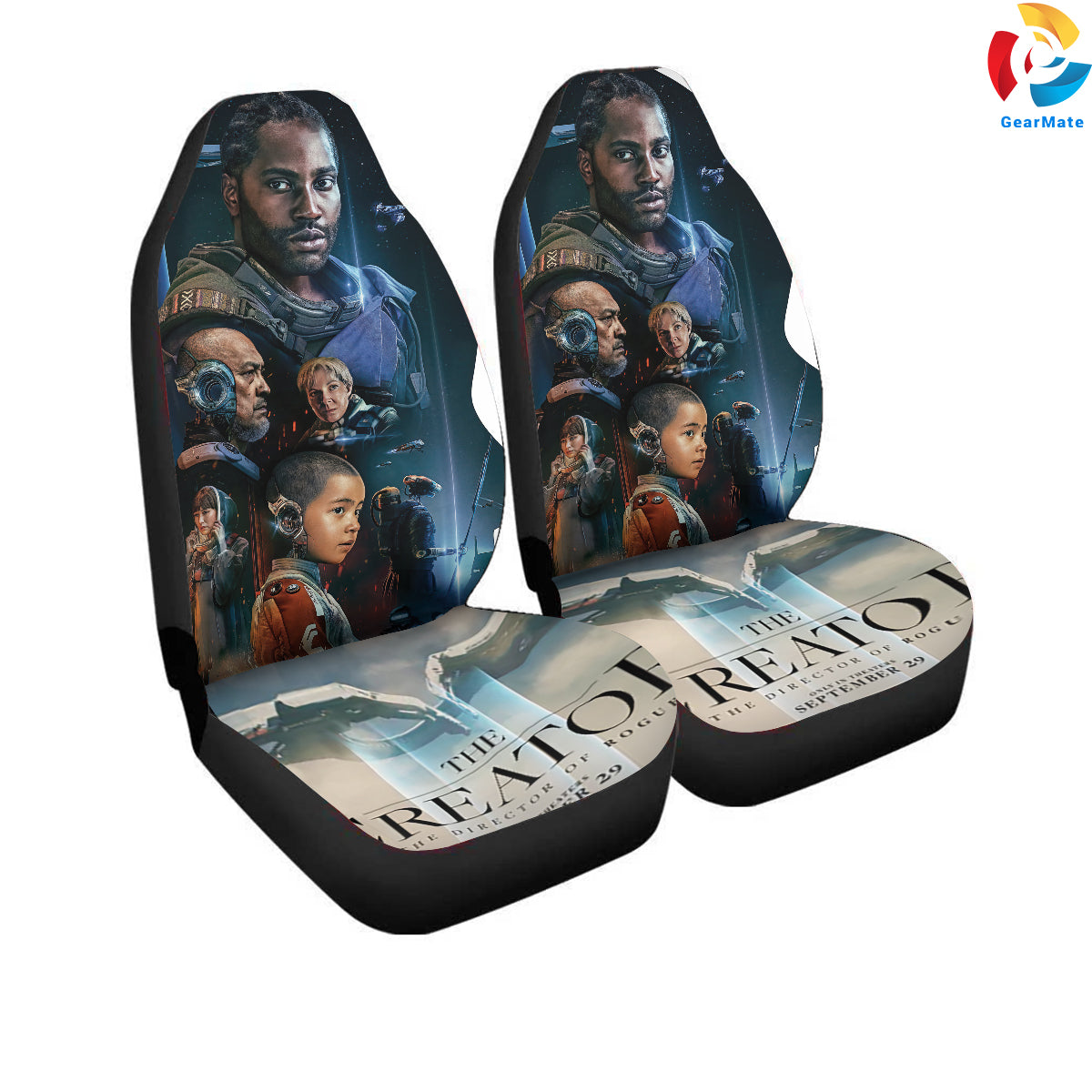 The Creator Car Seat Covers – High Quality Graphic and Polar Fleece Protector Set