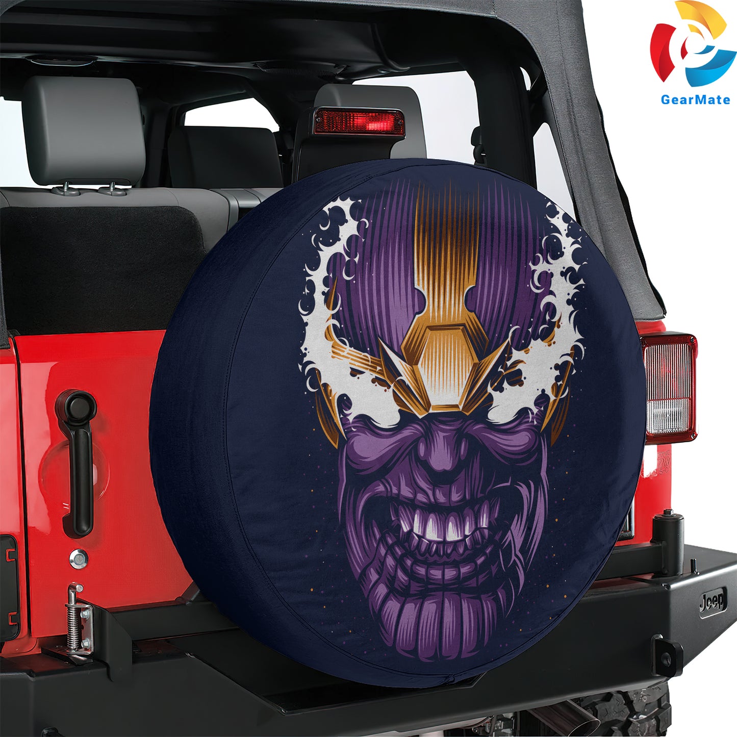 Marvel Thanos Heroes Spare Tire Cover – Premium Waterproof UV Resistant Protector