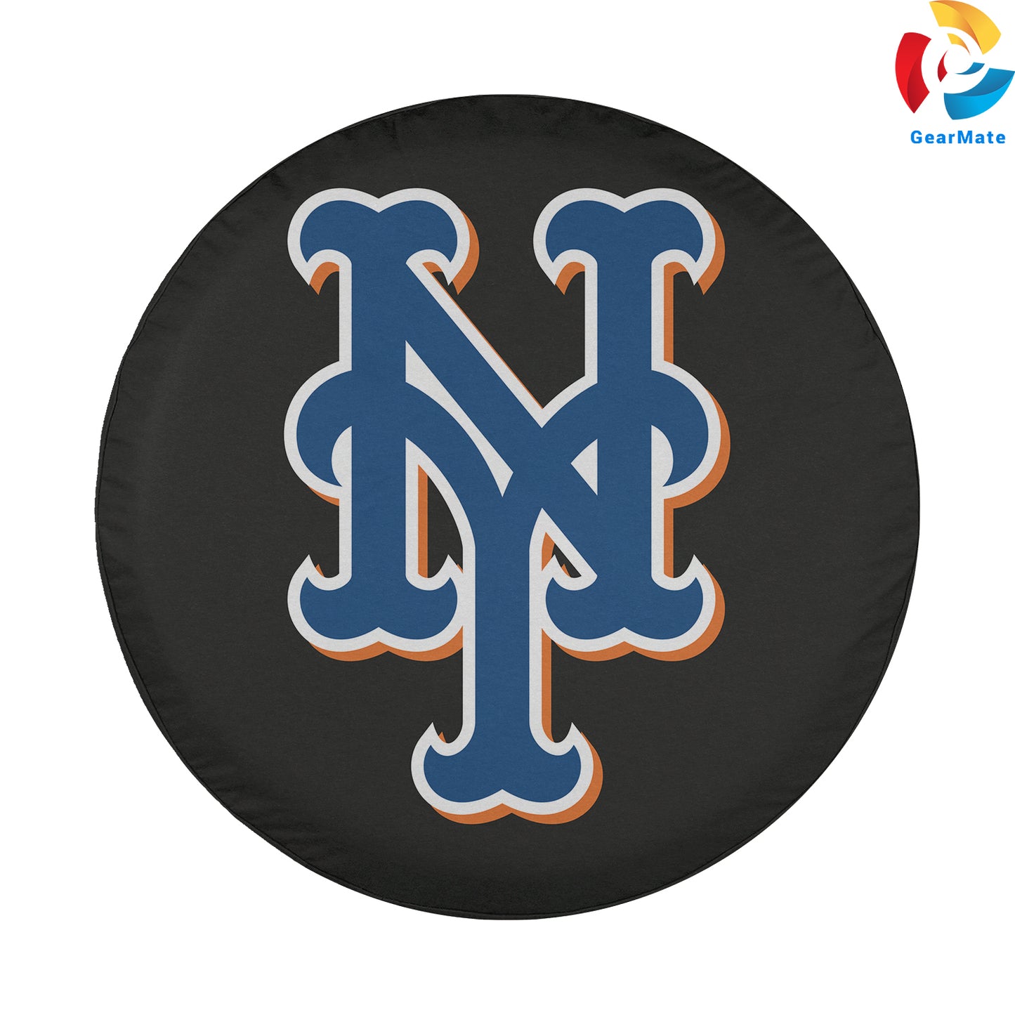 New York Mets MLB Fans Spare Tire Cover – Premium Waterproof UV-Resistant Protector